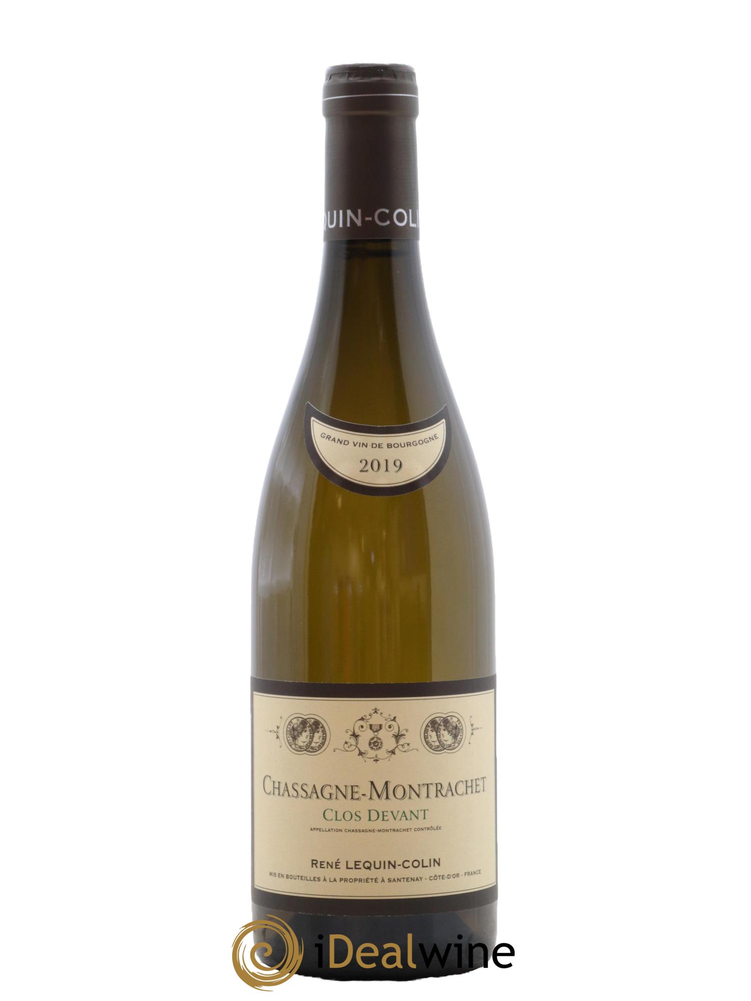 Chassagne-Montrachet Clos Devant René Lequin-Colin 2019 - Lot de 1 bouteille - 0