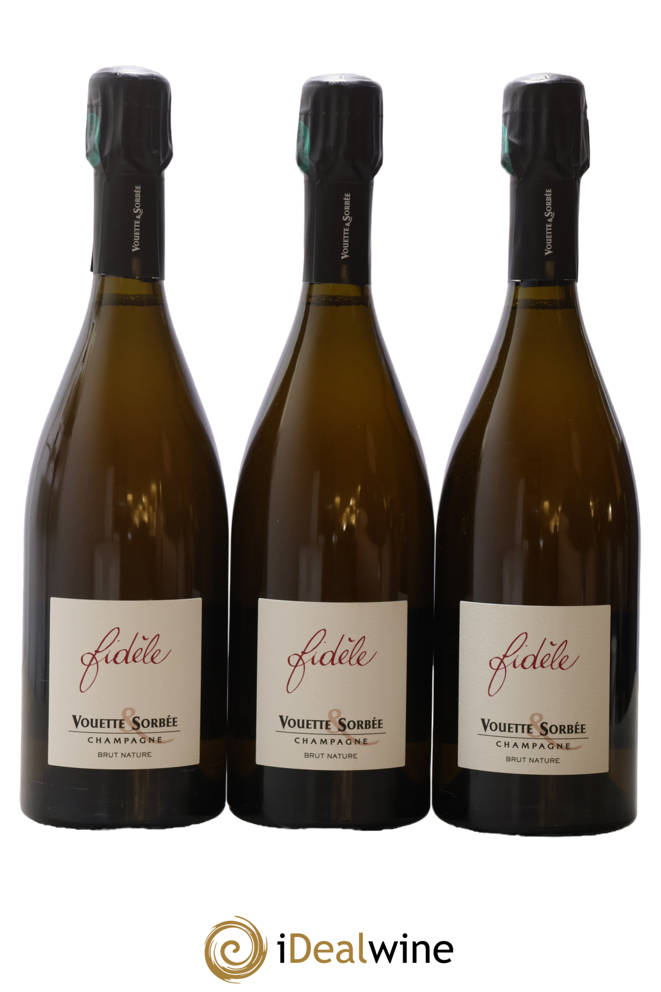 Fidèle Blanc de Noirs Vouette et Sorbée 2022 - Posten von 3 Flaschen - 0