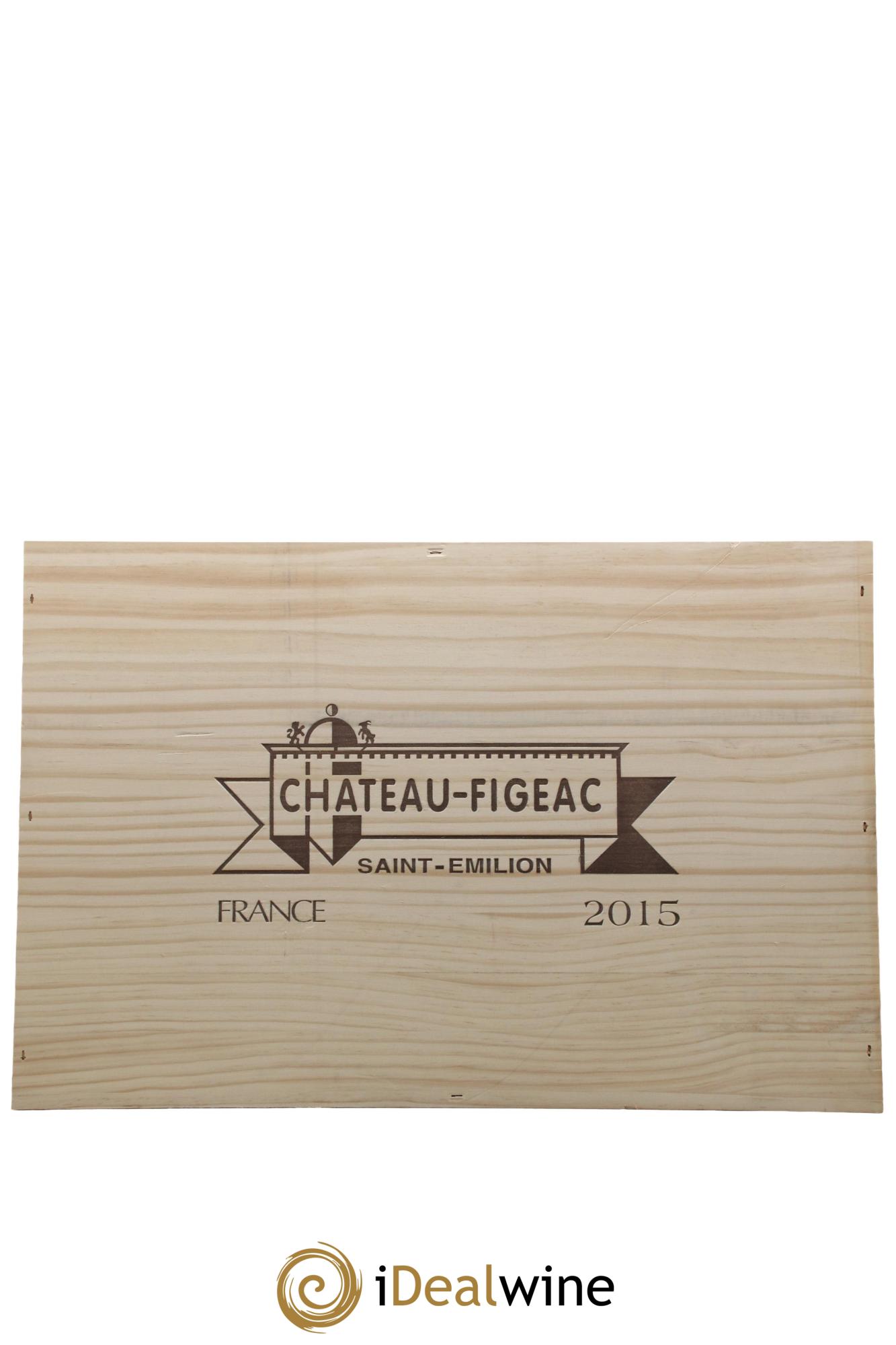 Château Figeac 1er Grand Cru Classé A  2015 - Lot of 6 bottles - 1