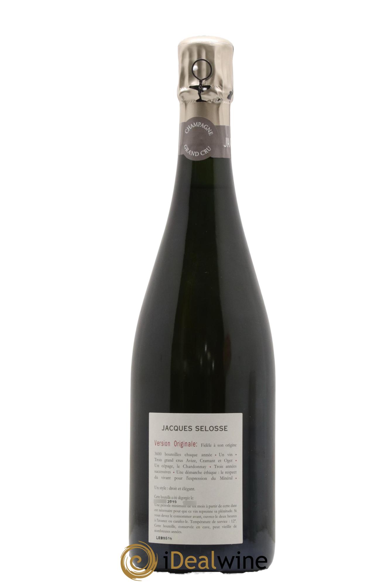 Version Originale Jacques Selosse - Lot de 1 bouteille - 1