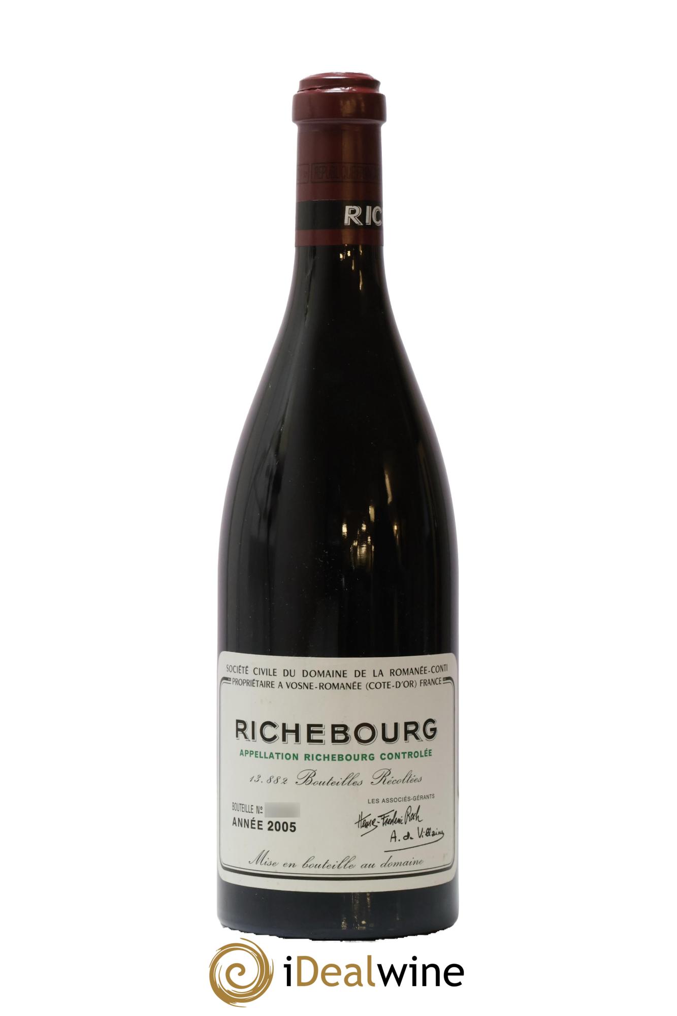 Richebourg Grand Cru Domaine de la Romanée-Conti 2005 - Lot de 1 bouteille - 0