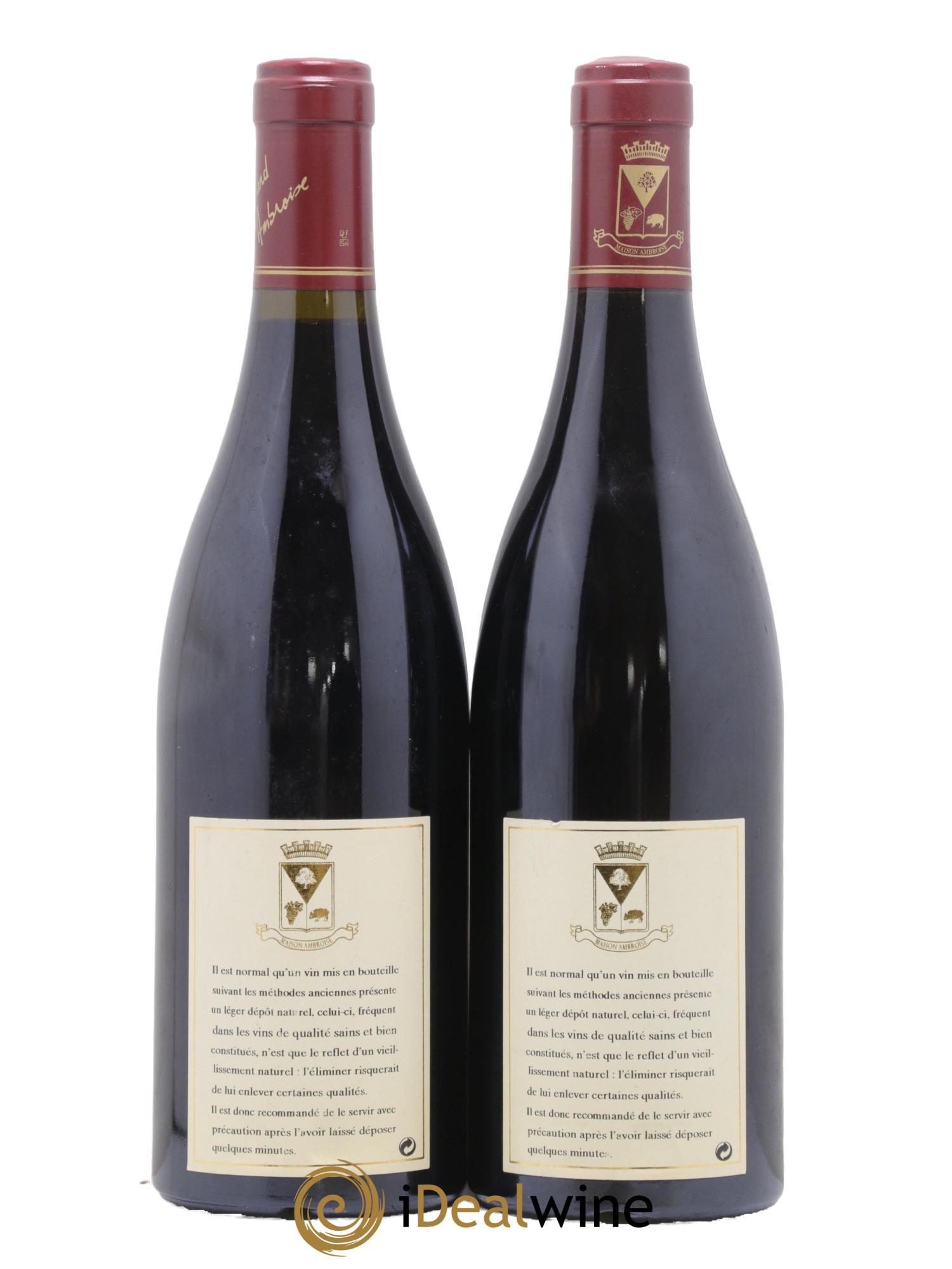 Corton Grand Cru Le Rognet Bertrand Ambroise 2003 - Lotto di 2 bottiglie - 1