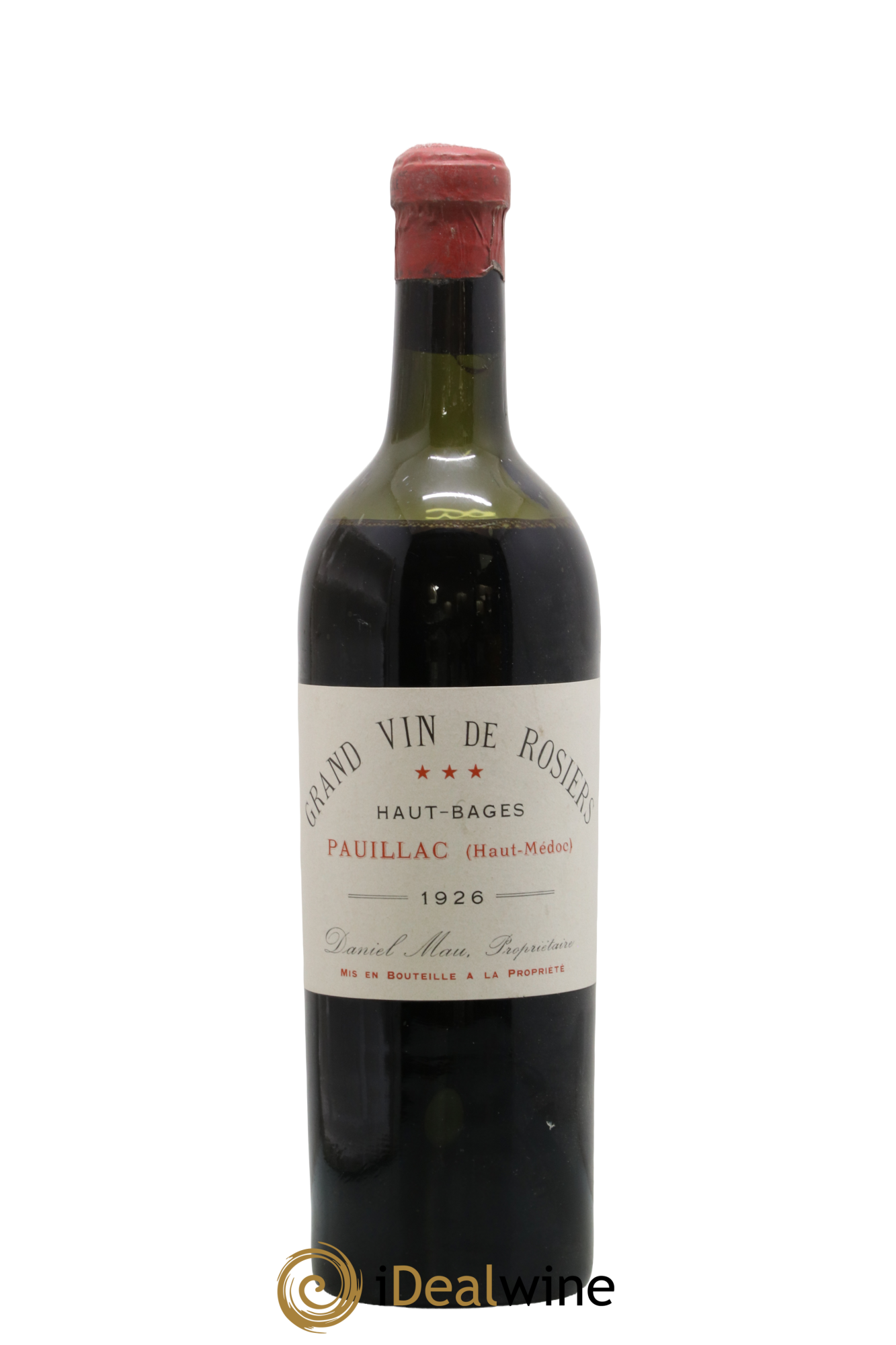 Pauillac Grand Vin de Rosiers Château Haut-Bages 1926 - Lot of 1 bottle - 0