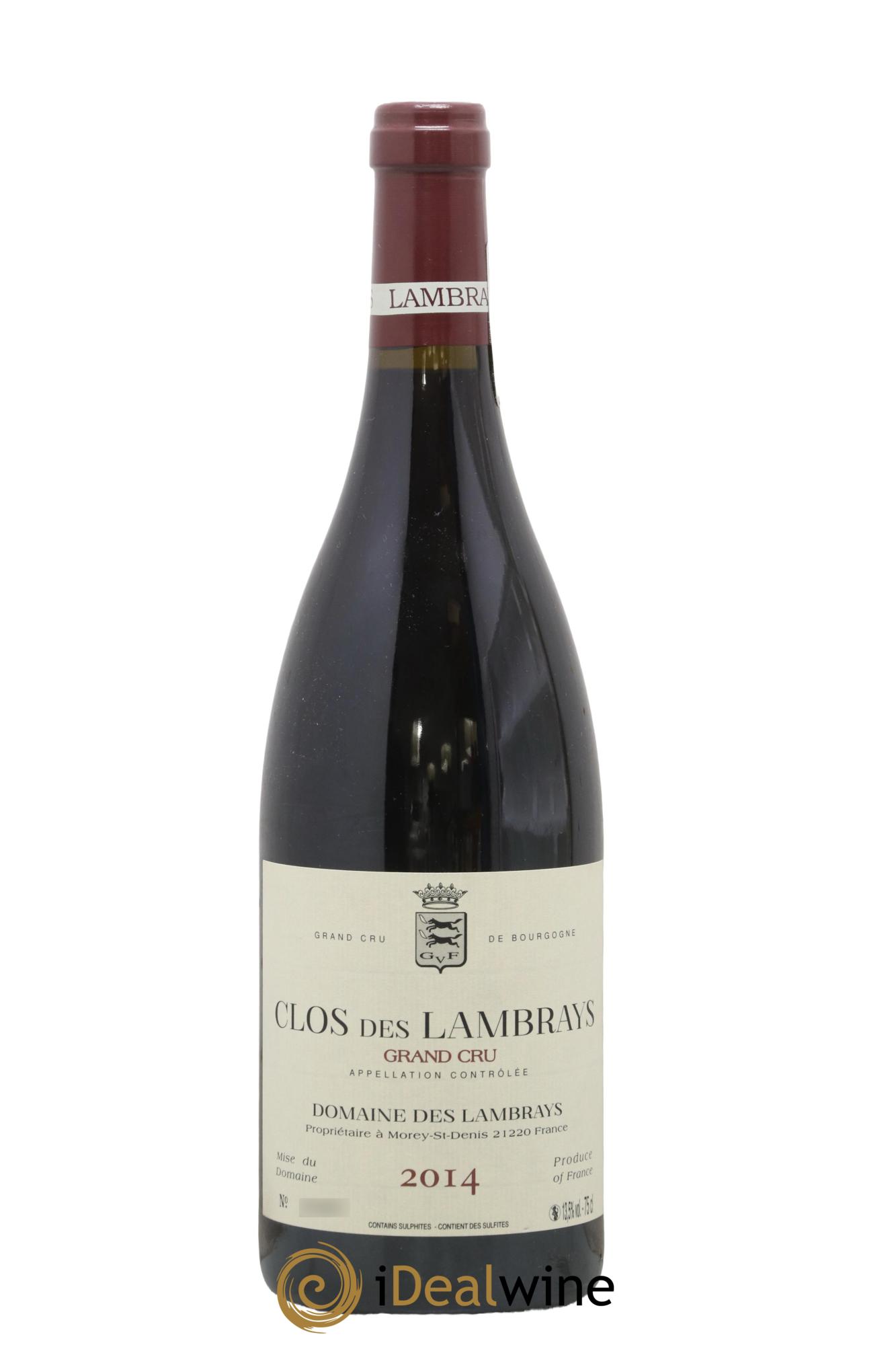 Clos des Lambrays Grand Cru Domaine des Lambrays 2014 - Lot of 1 bottle - 0