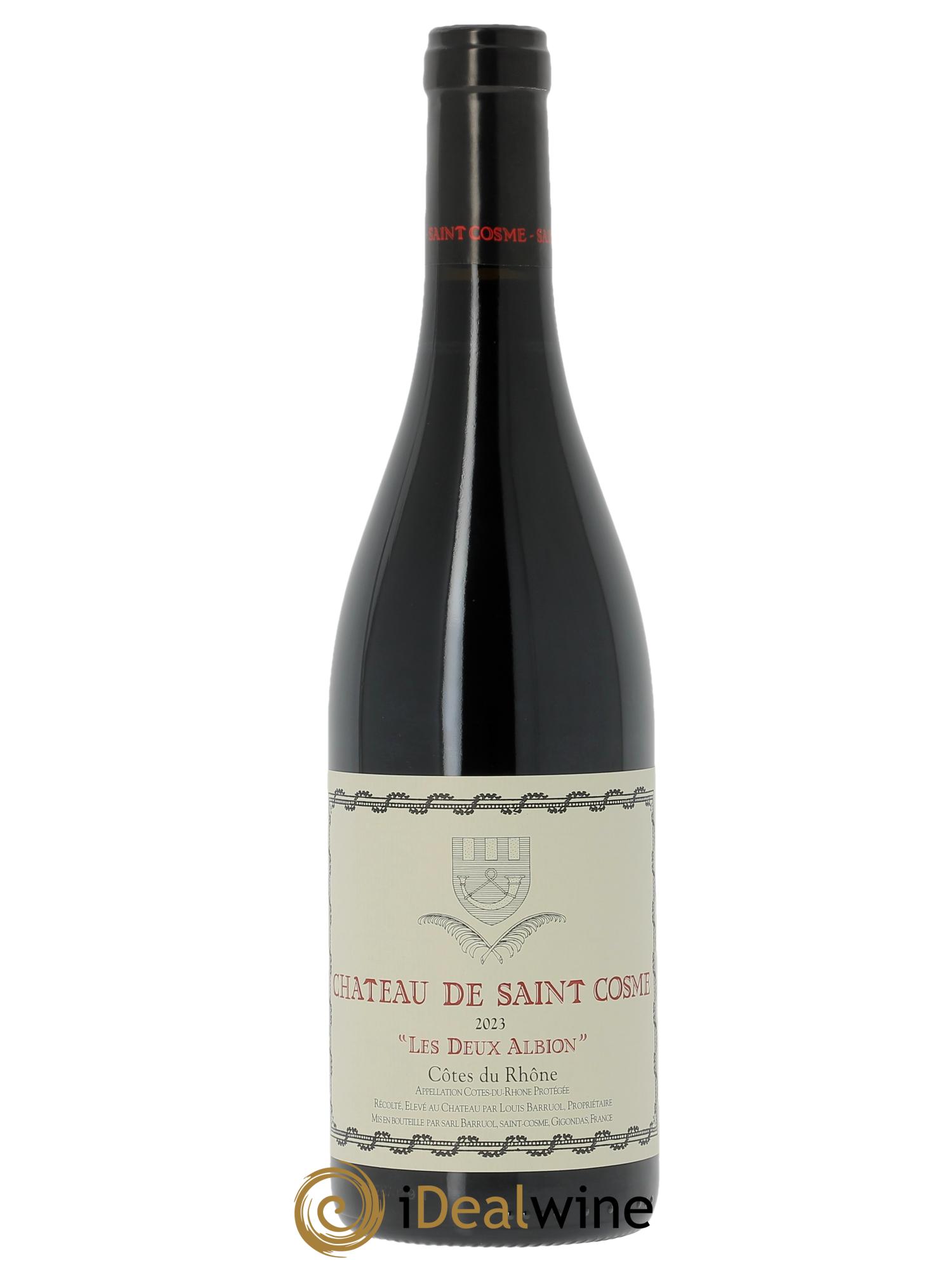 Côtes-du-Rhône Les Deux Albion Saint Cosme 2023 - Lot of 1 bottle - 0