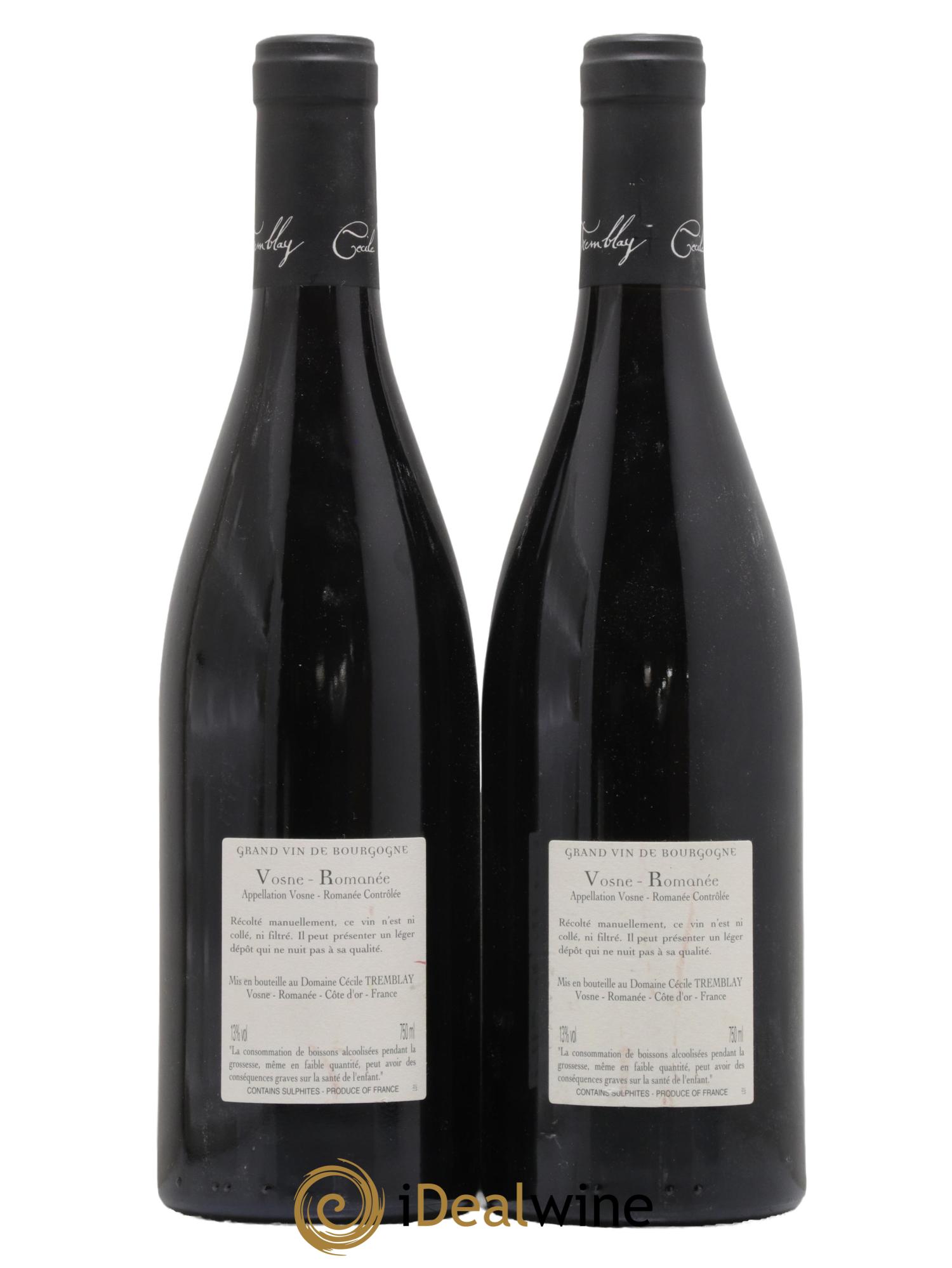 Vosne-Romanée Vieilles Vignes Cécile Tremblay 2016 - Lotto di 2 bottiglie - 1