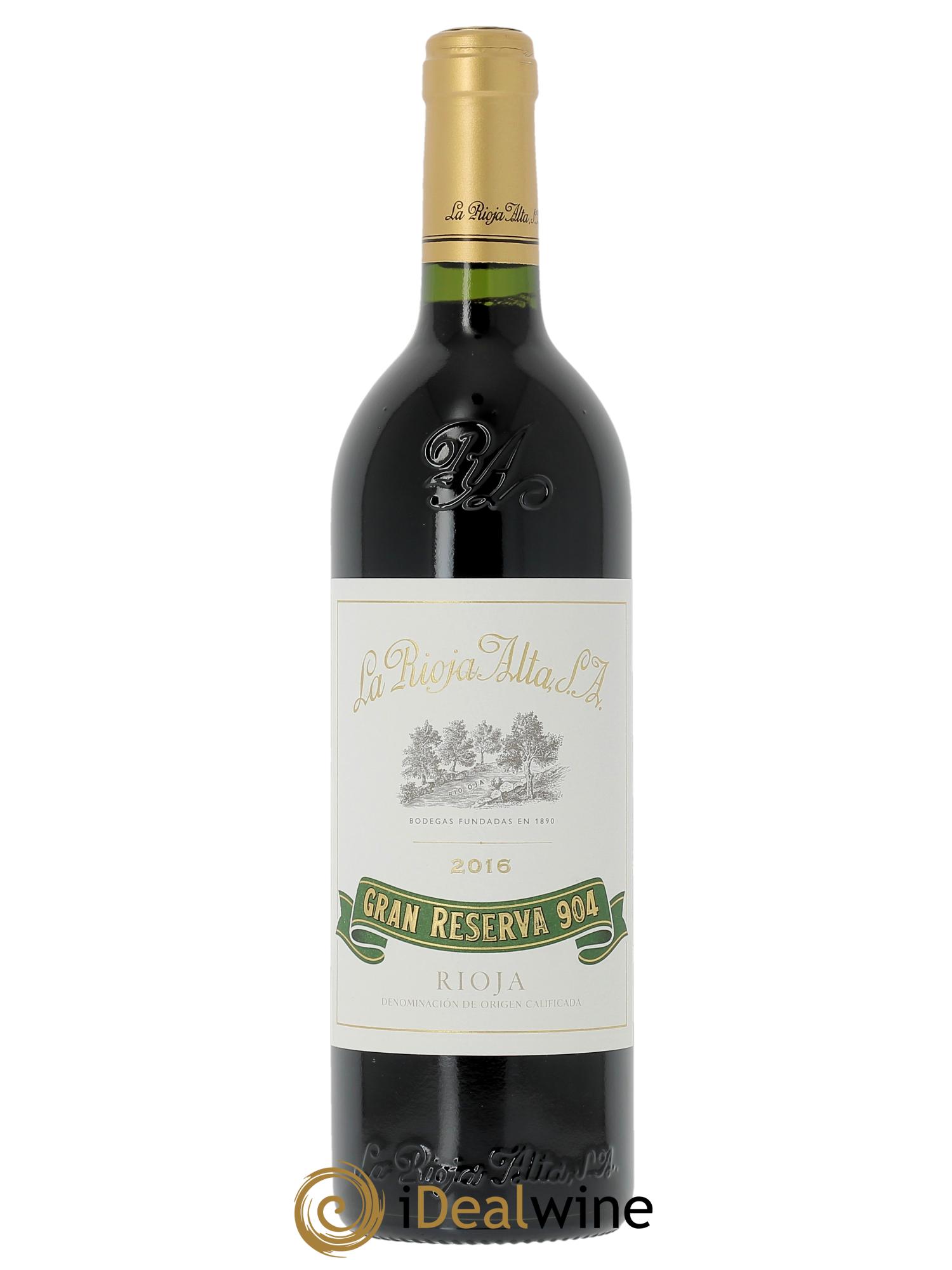 Rioja DOCa Gran Reserva 904 La Rioja Alta 2016 - Lot of 1 bottle - 0