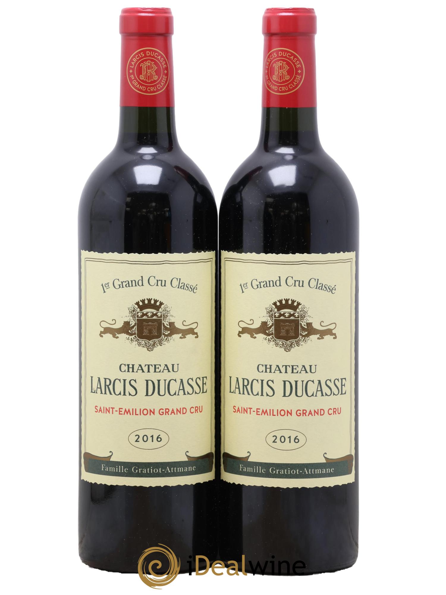 Château Larcis Ducasse 1er Grand Cru Classé B 2016 - Lot de 2 bouteilles - 0