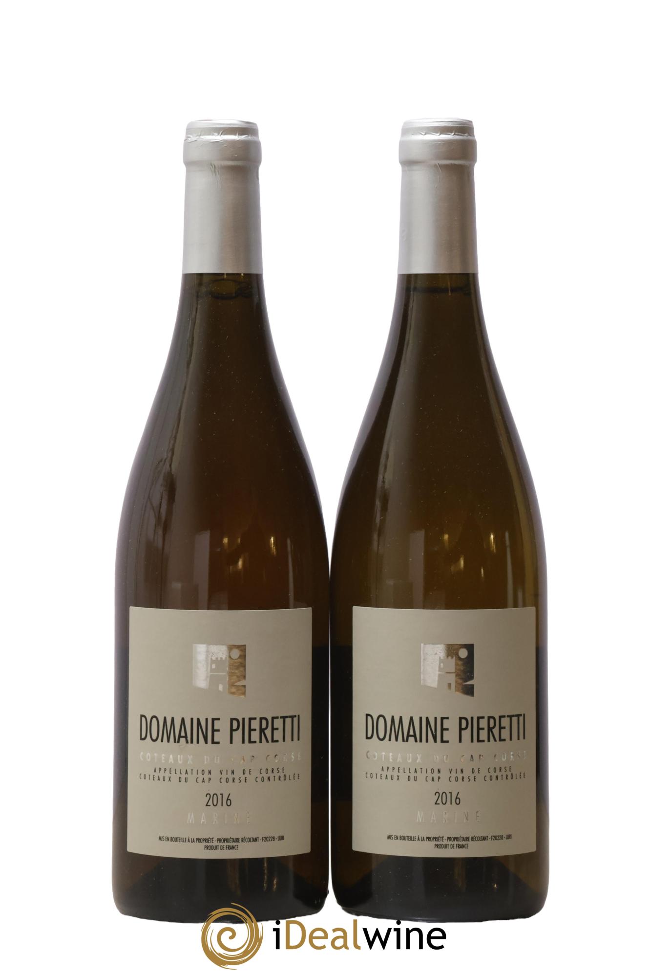 Vin de Corse Coteaux du Cap Corse Marine Domaine Pieretti 2016 - Lotto di 2 bottiglie - 0