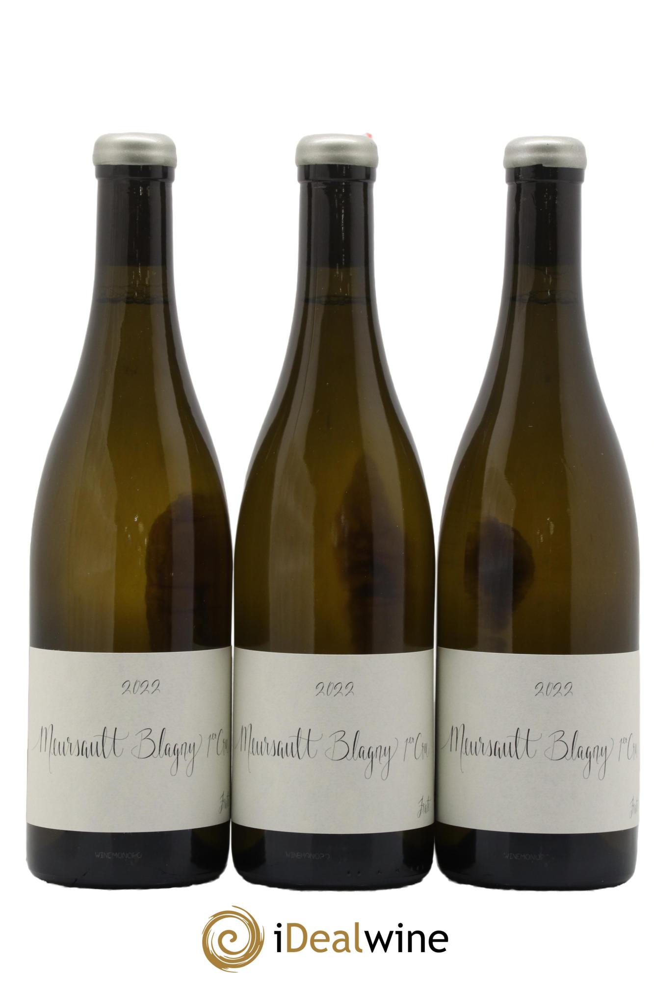 Meursault 1er Cru Blagny Fraté Frédéric Cossard 2022 - Lot de 3 bouteilles - 0