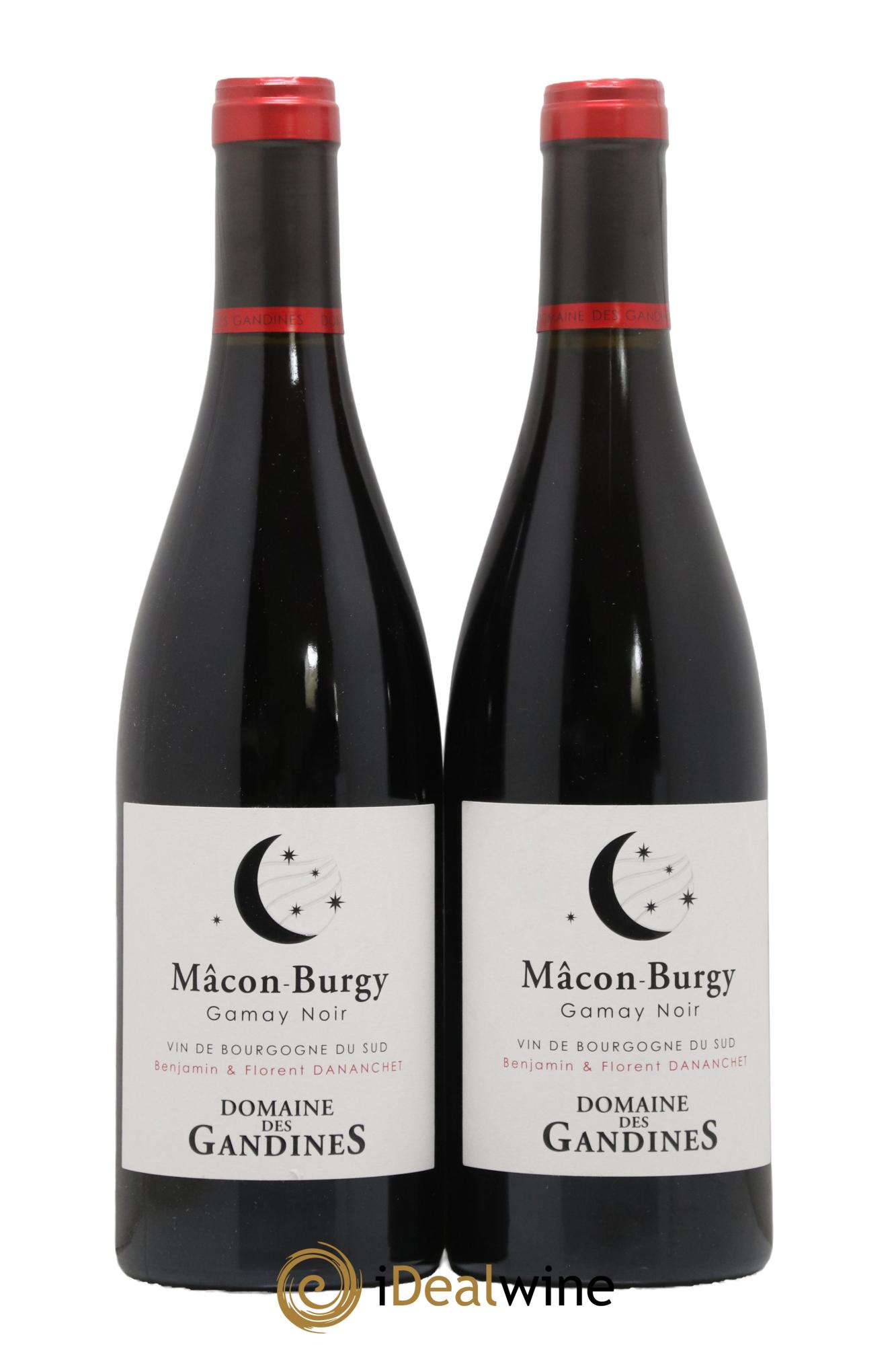 Mâcon Burgy Domaine Des Gandines 2022 - Lot de 2 bouteilles - 0