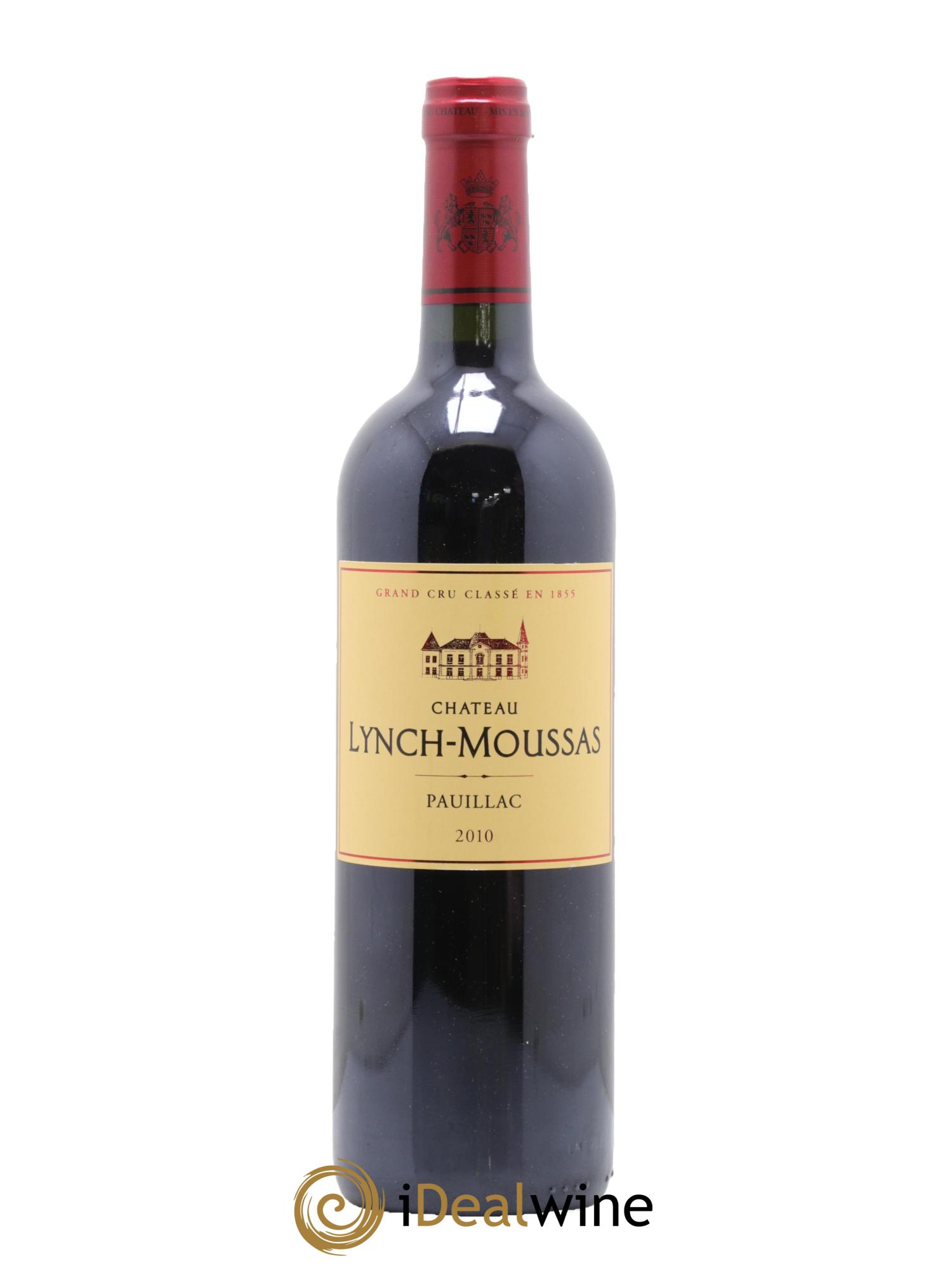 Château Lynch Moussas 5ème Grand Cru Classé 2010 - Lot de 1 bouteille - 0