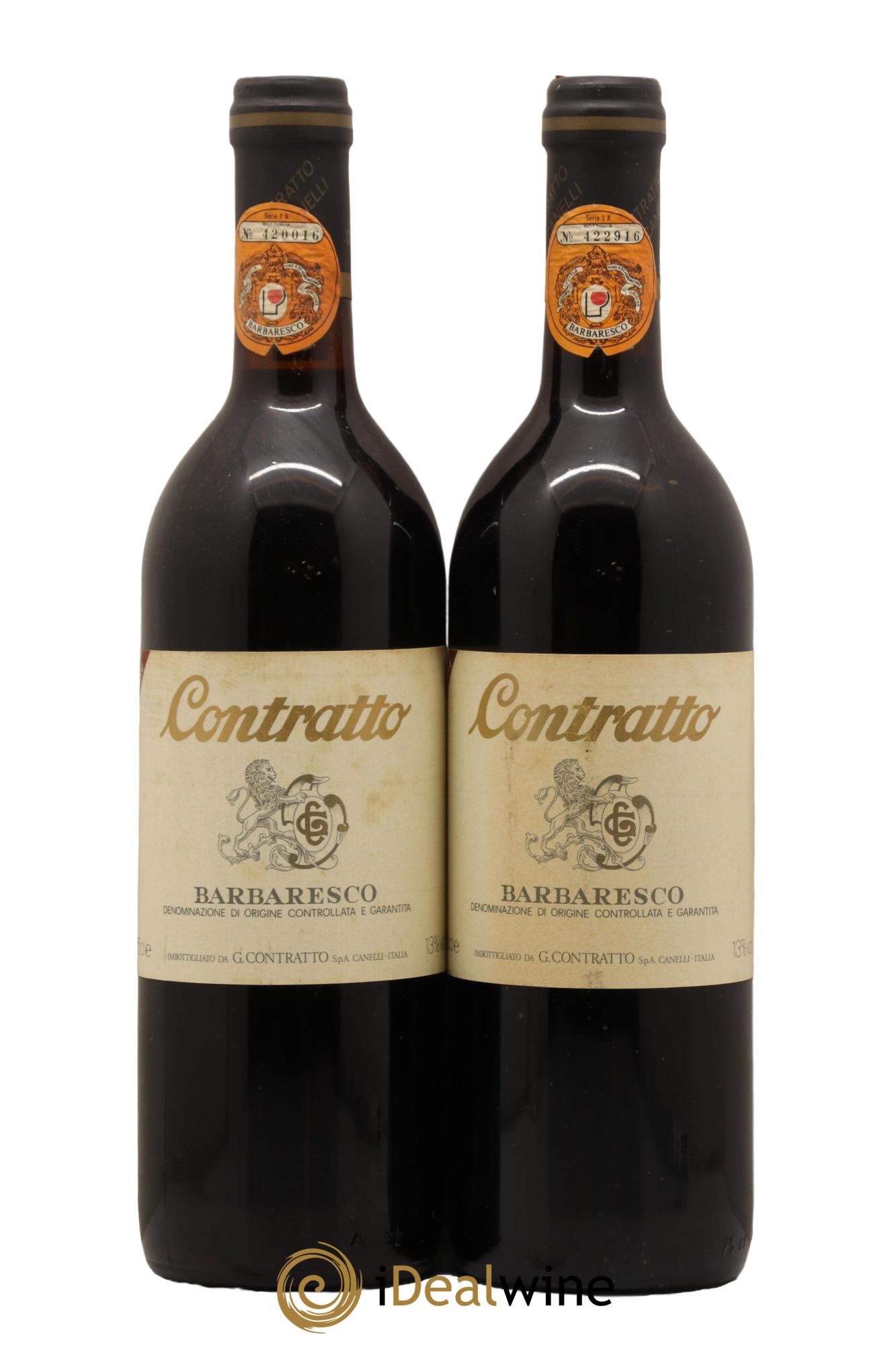 Barbaresco DOCG Contratto 1984 - Lot de 2 bouteilles - 0