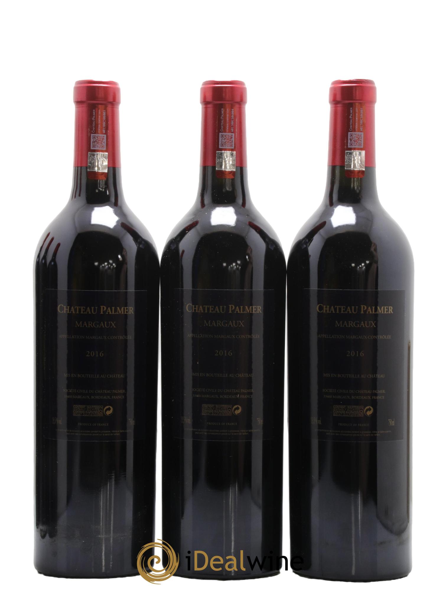 Château Palmer 3ème Grand Cru Classé 2016 - Lot de 6 bouteilles - 2