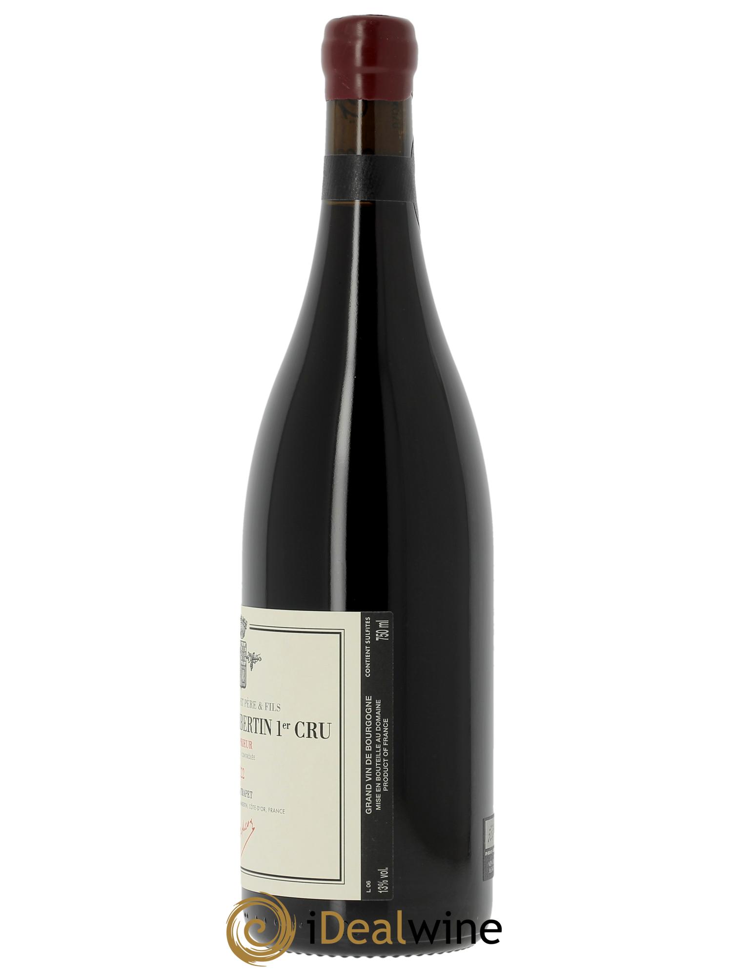 Gevrey-Chambertin 1er Cru Clos Prieur Domaine Trapet 2022 - Lot de 1 bouteille - 1