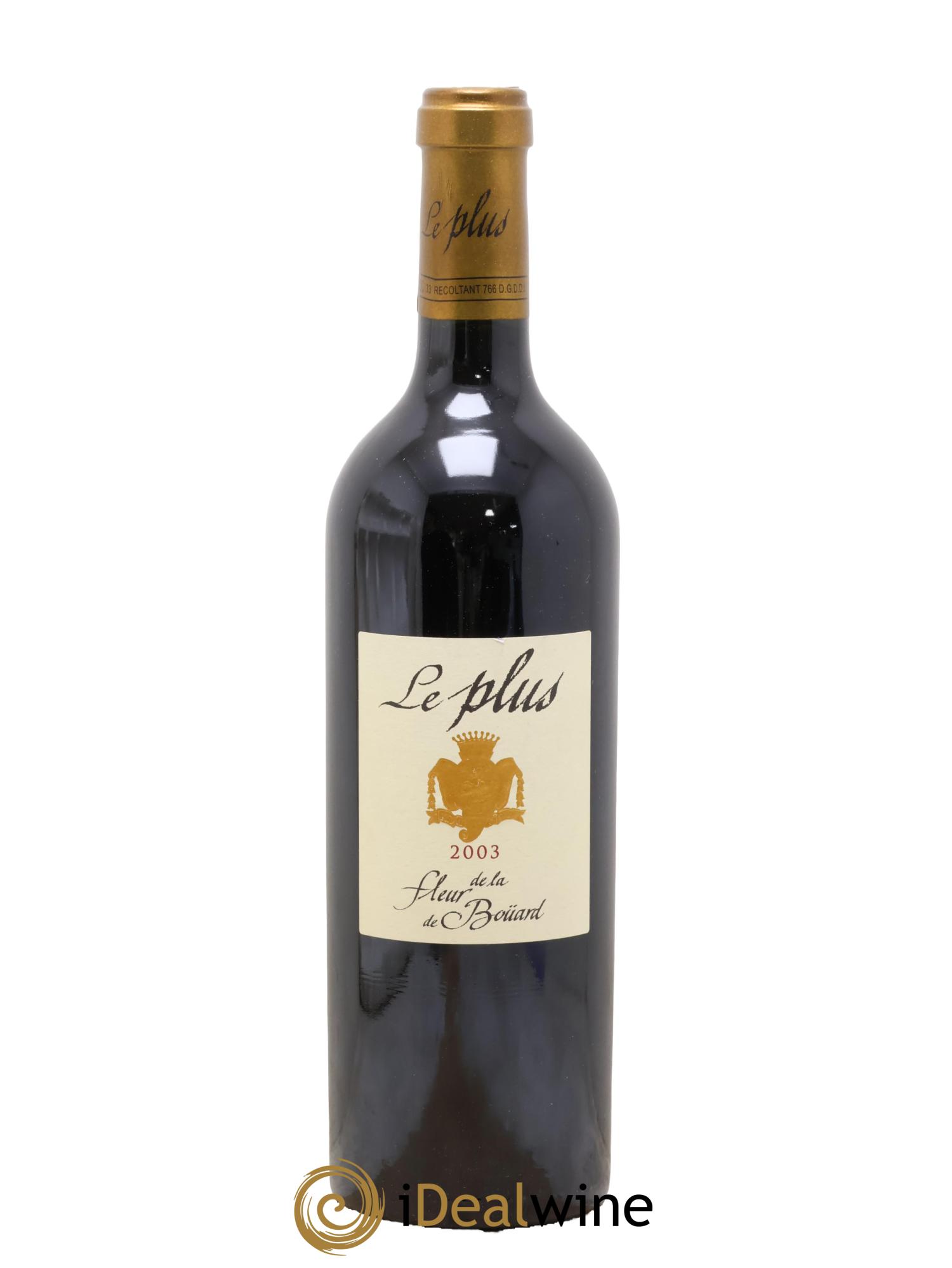 Le Plus de la Fleur de Boüard 2003 - Lot de 1 bouteille - 0