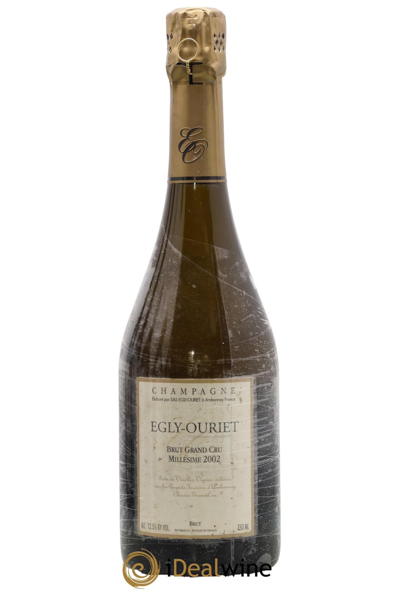 Ambonnay Vieilles Vignes Brut Millésimé Egly-Ouriet 2002 - Lot de 1 bouteille - 0