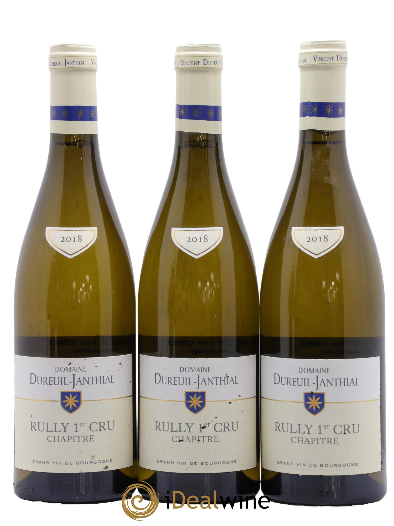 Rully 1er Cru Chapitre Vincent Dureuil-Janthial 2018 - Lotto di 3 bottiglie - 0