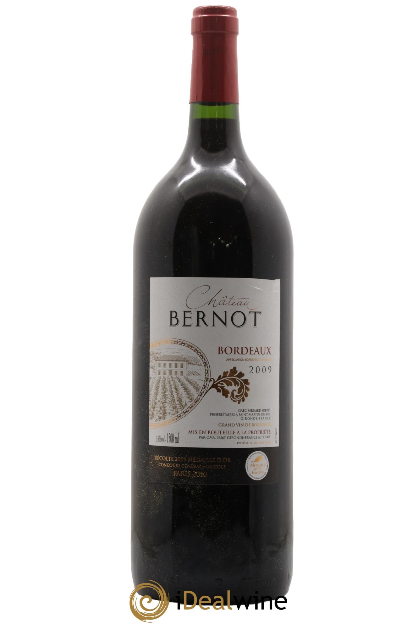 Bordeaux Chateau Bernot 2009 - Posten von 1 Magnum - 1