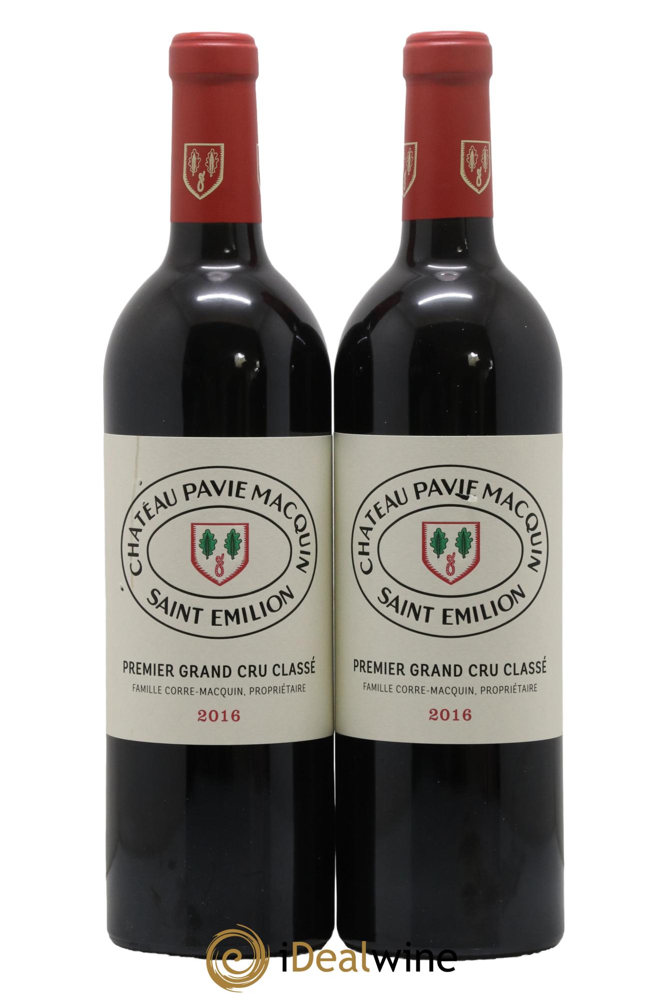 Château Pavie Macquin 1er Grand Cru Classé B 2016 - Lot of 2 bottles - 0