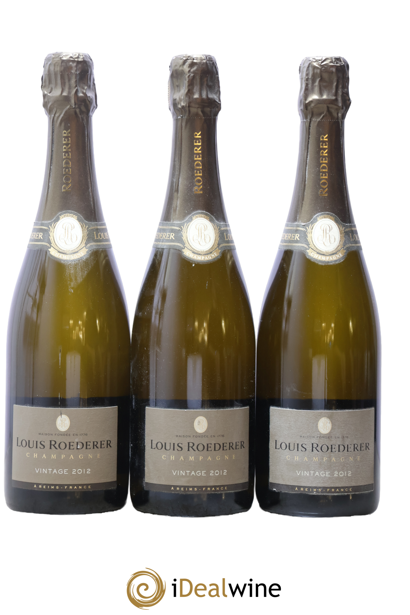 Millésimé Brut Louis Roederer 2012 - Lot de 3 bouteilles - 0