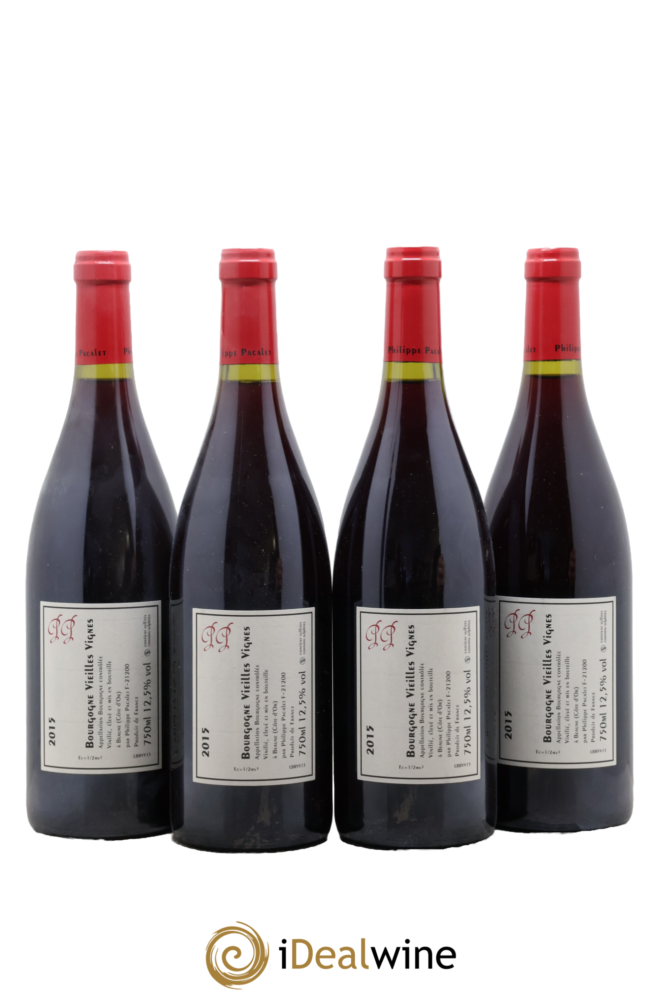 Bourgogne Pinot Noir Vieilles Vignes Philippe Pacalet 2015 - Lot de 4 bouteilles - 1