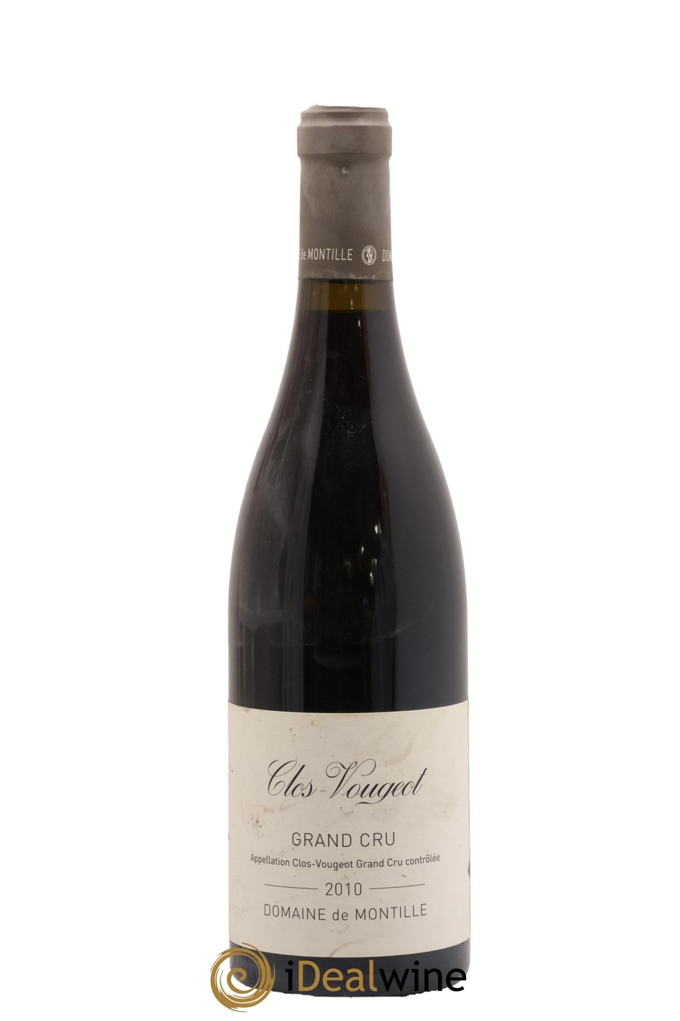 Clos de Vougeot Grand Cru De Montille (Domaine) 2010 - Posten von 1 Flasche - 0