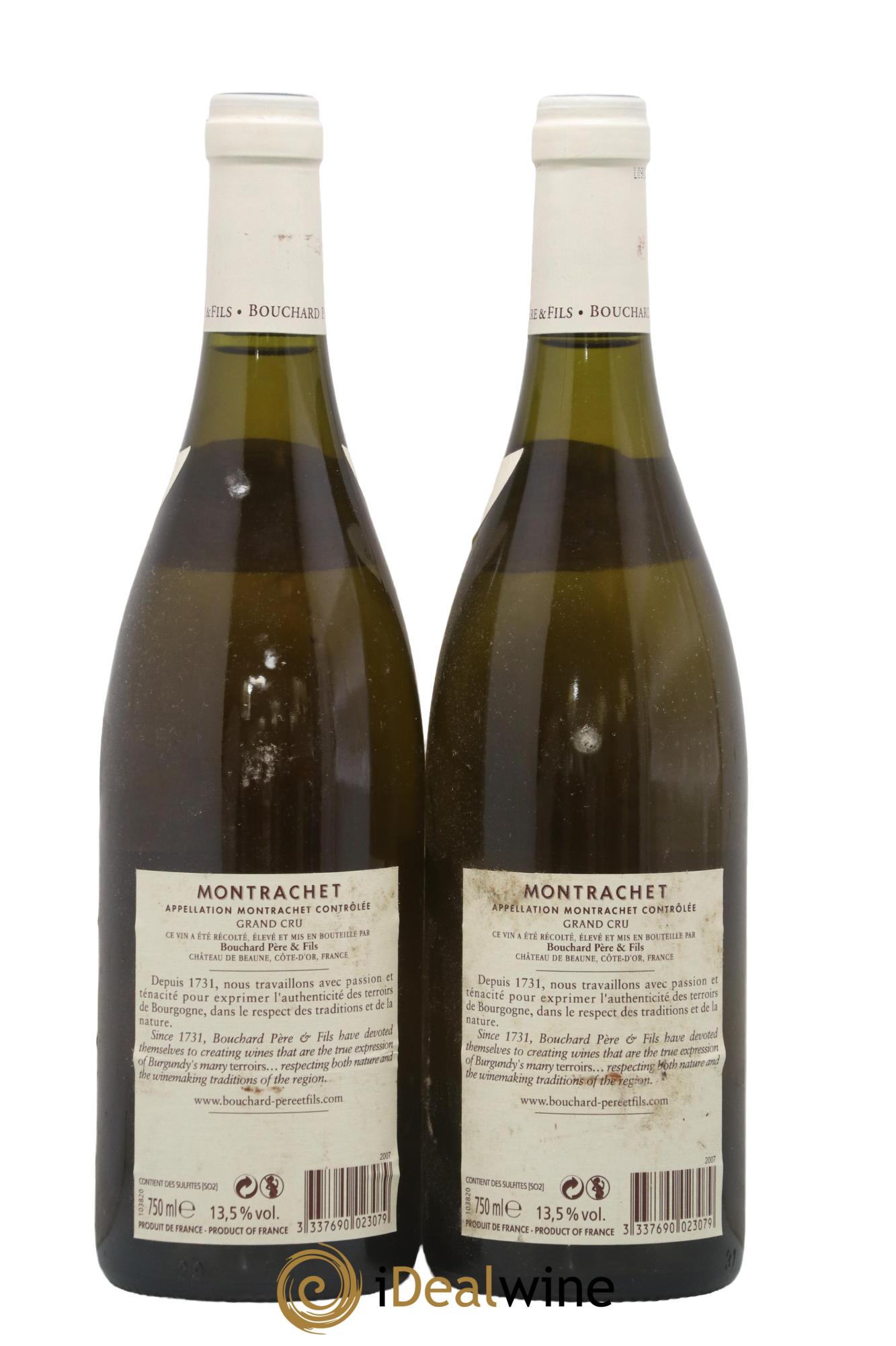 Montrachet Grand Cru Bouchard Père & Fils 2007 - Lotto di 2 bottiglie - 1