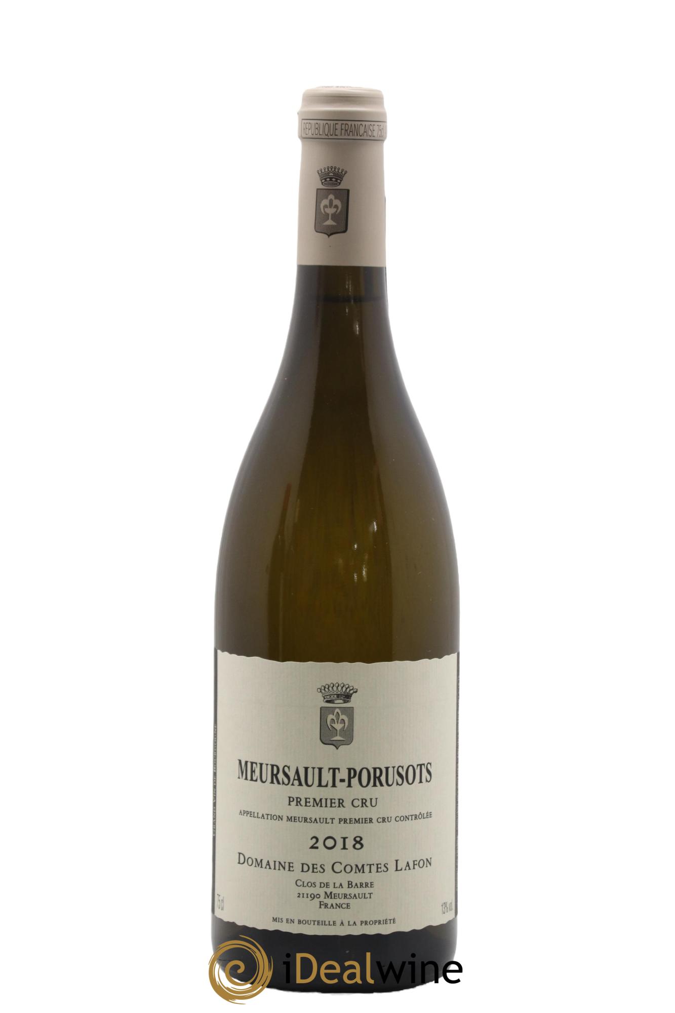 Meursault 1er Cru Porusots Comtes Lafon (Domaine des) 2018 - Lot de 1 bouteille - 0