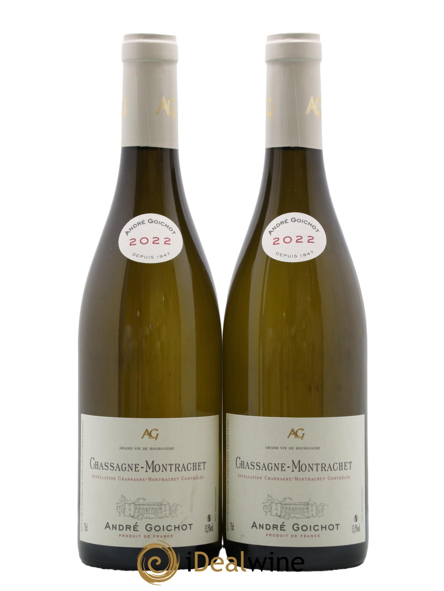 Chassagne-Montrachet Andre Goichot 2022 - Lot de 2 bouteilles - 0