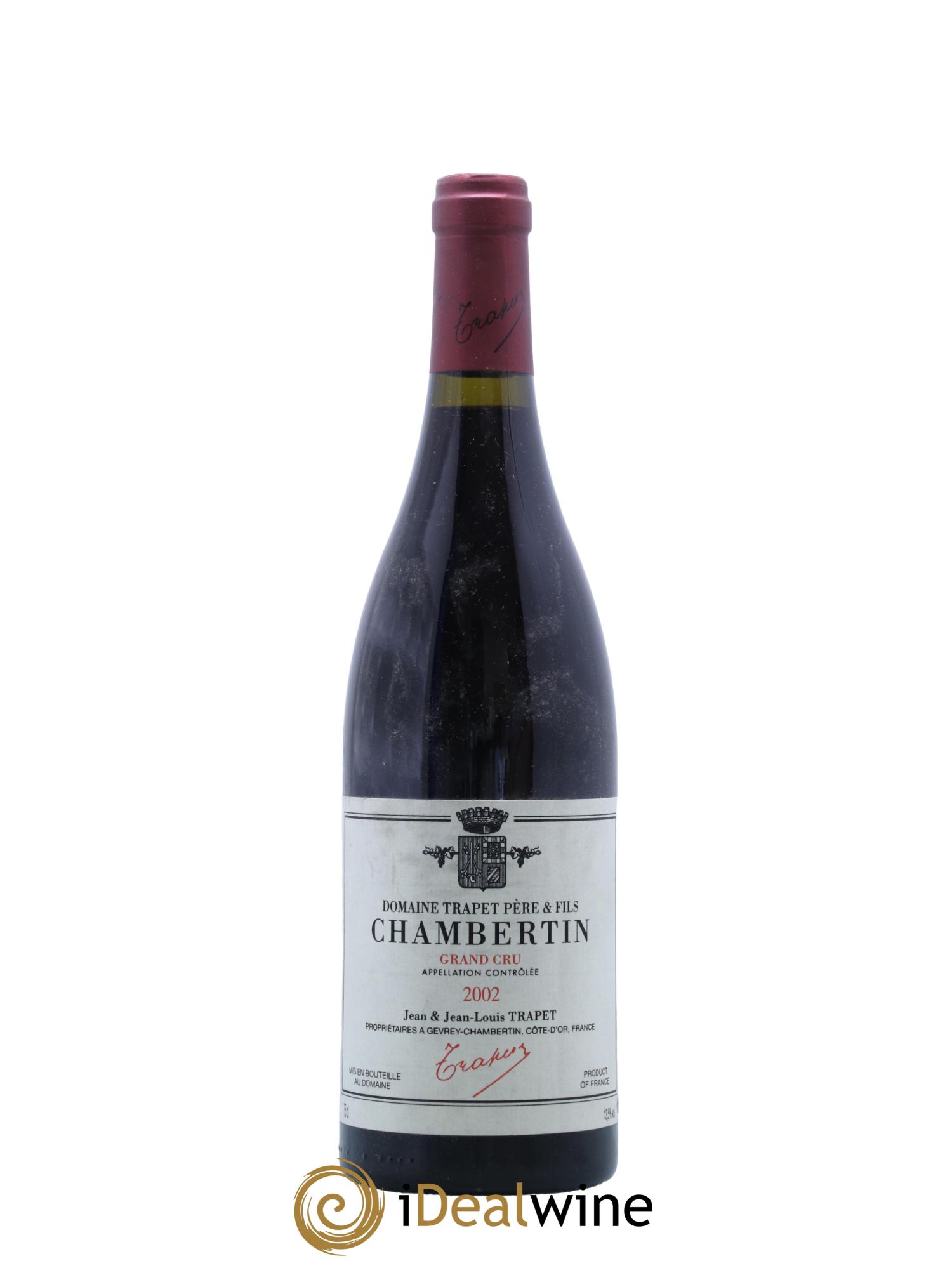 Chambertin Grand Cru Domaine Trapet 2002 - Lotto di 1 bottiglia - 0