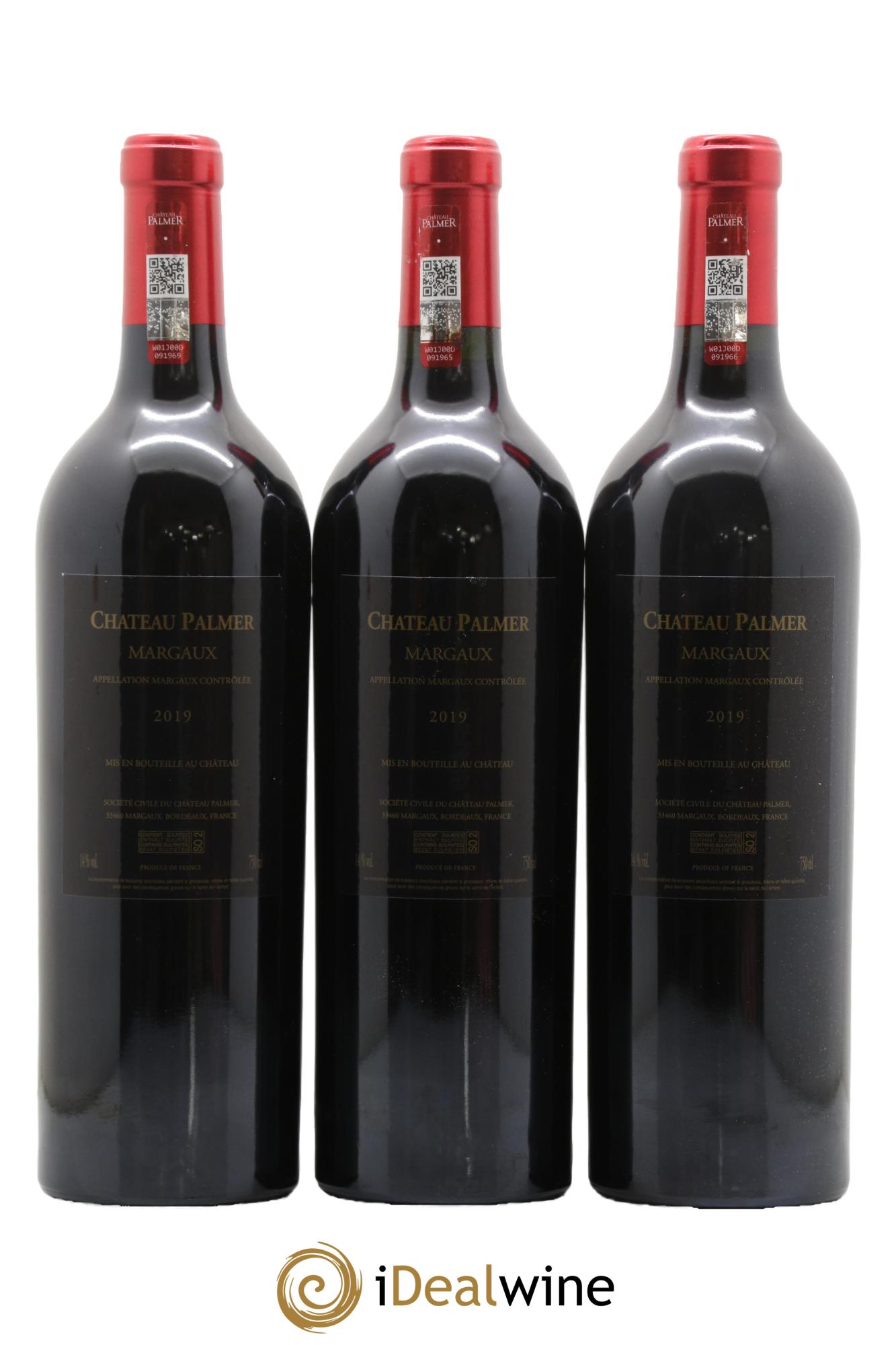 Château Palmer 3ème Grand Cru Classé 2019 - Lot de 6 bouteilles - 2