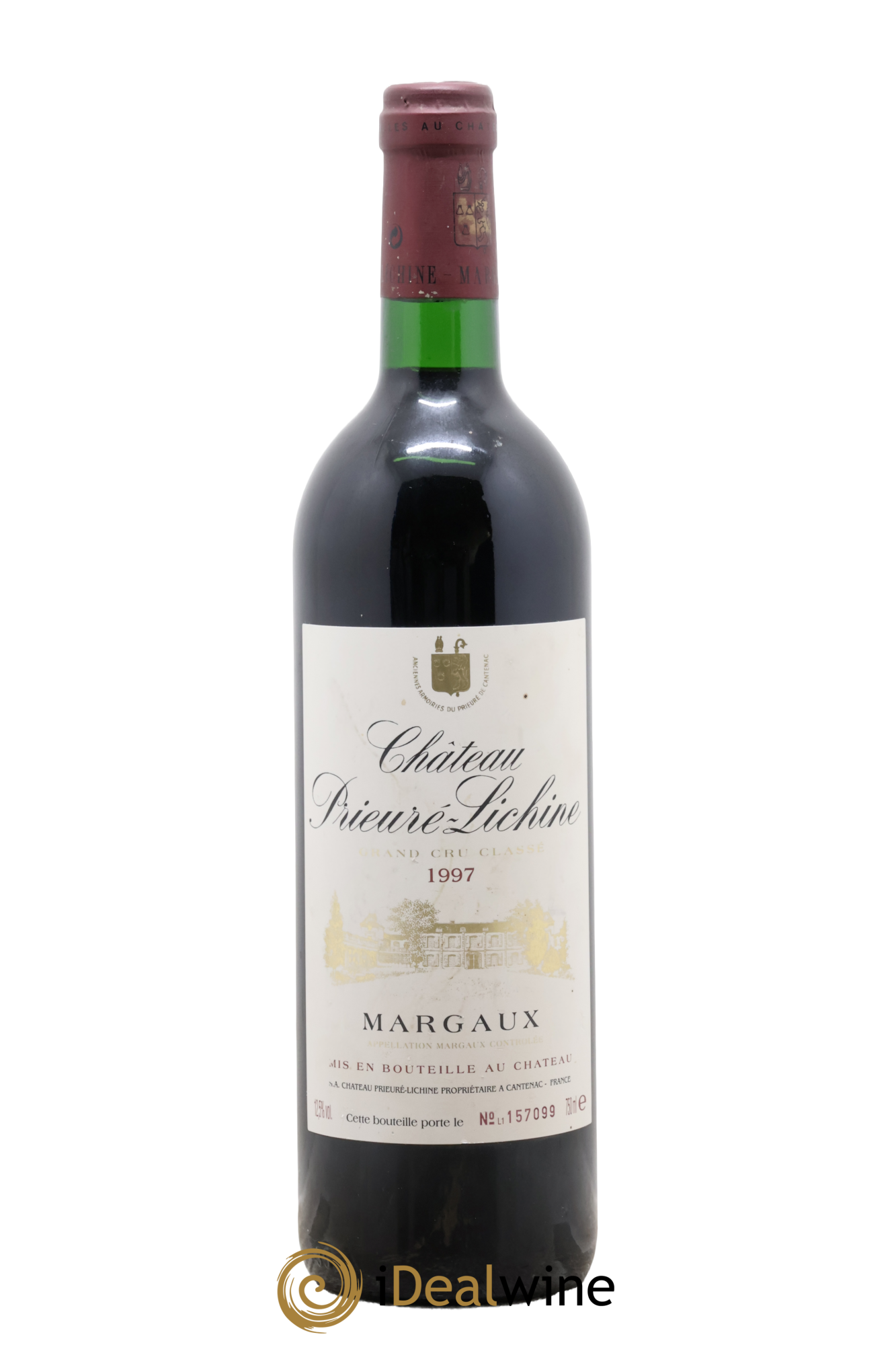 Château Prieuré Lichine 4ème Grand Cru Classé 1997 - Posten von 1 Flasche - 0