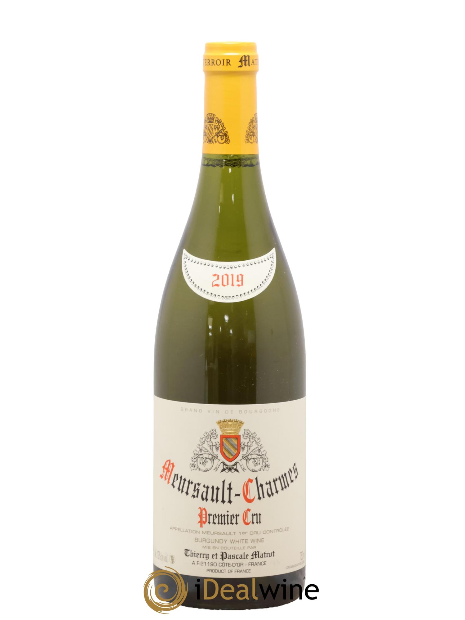 Meursault 1er Cru Charmes Matrot (Domaine) 2019 - Lot de 1 bouteille - 0