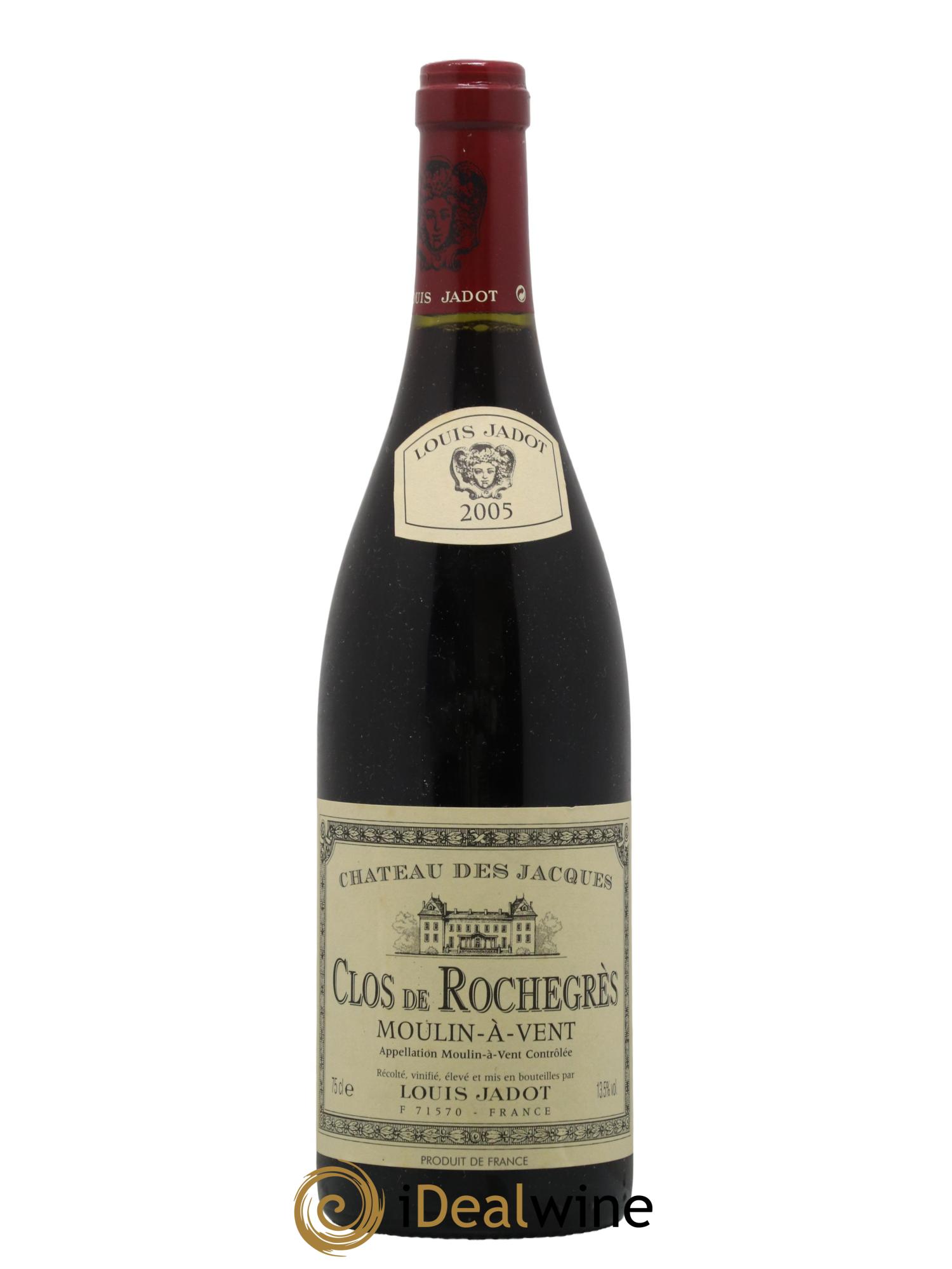 Moulin à Vent Rochegrès Château des Jacques 2005 - Posten von 1 Flasche - 0