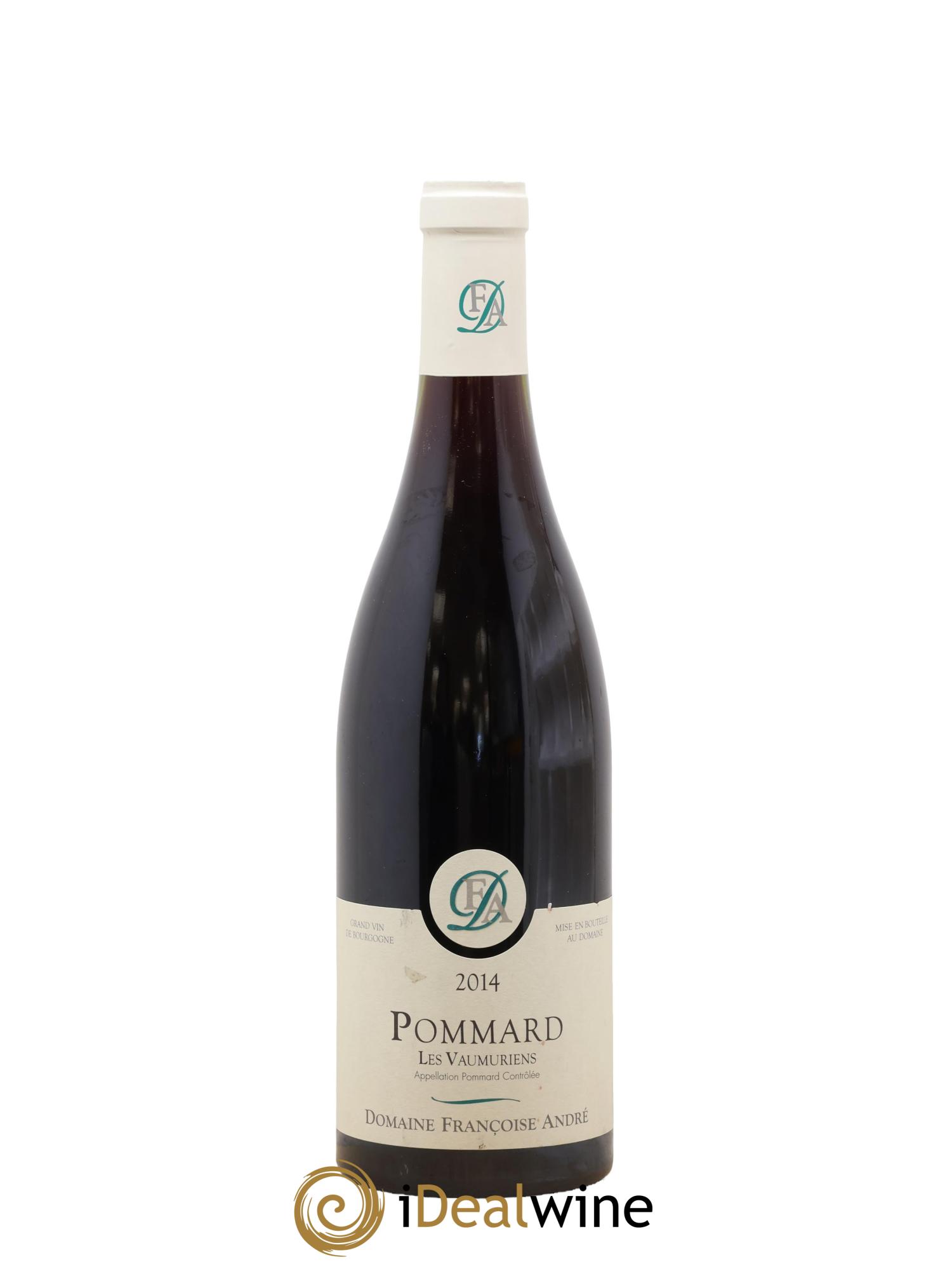 Pommard Les Vaumuriens Domaine Françoise Andre 2014 - Posten von 1 Flasche - 0