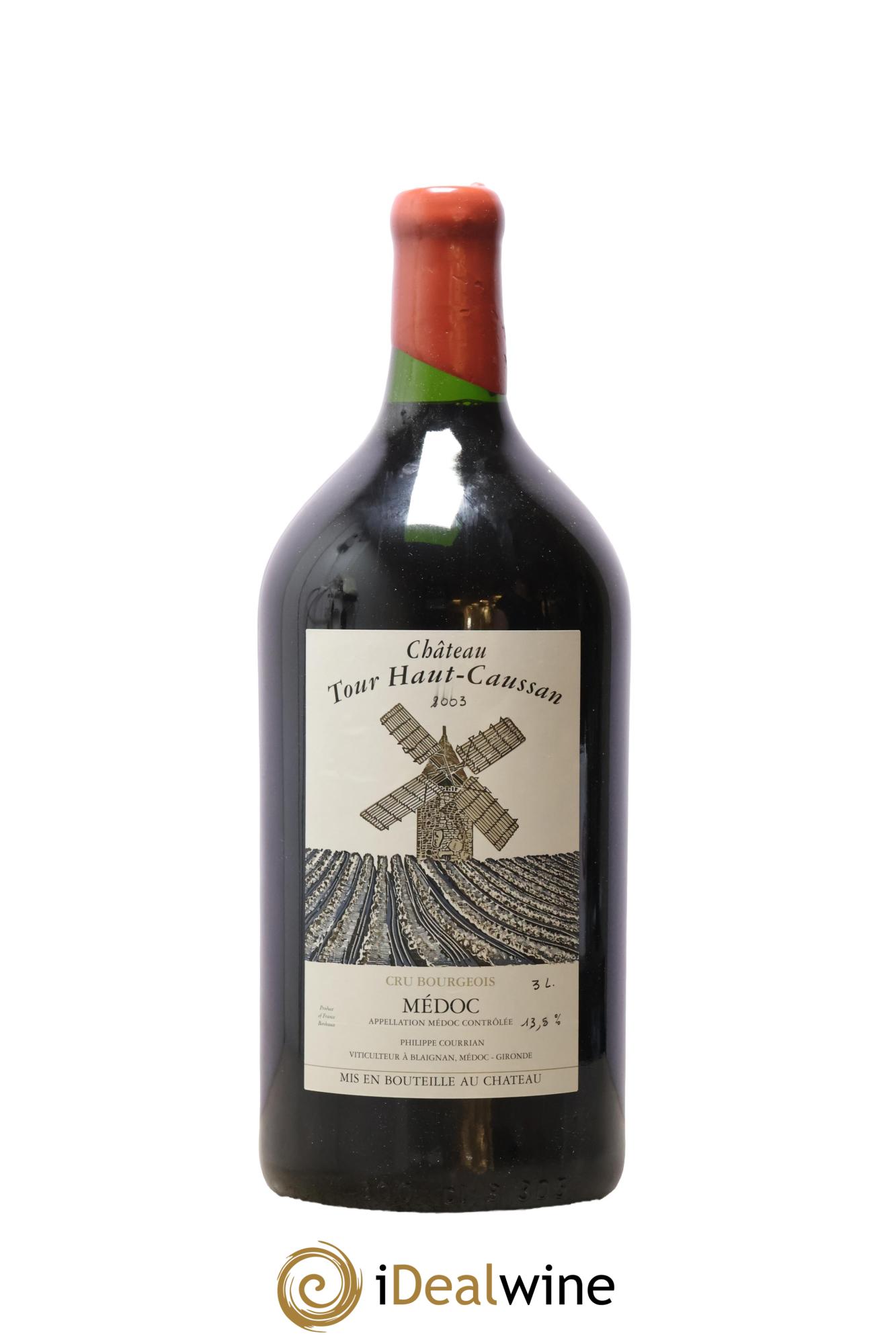 Château Tour Haut-Caussan Cru Bourgeois 2003 - Posten von 1 Doppel-Magnum - 1