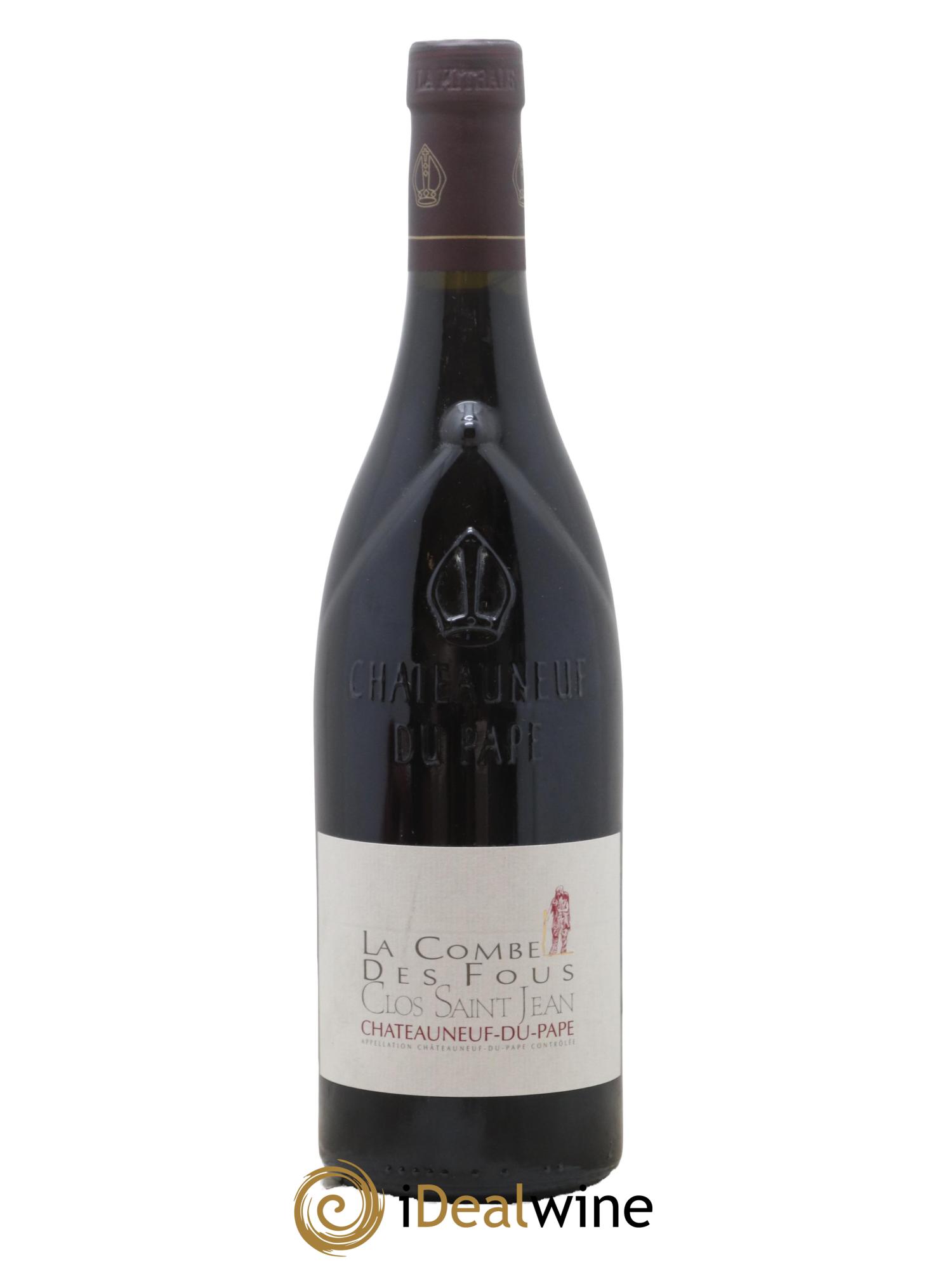 Châteauneuf-du-Pape Clos Saint-Jean La Combe des Fous Pascal et Vincent Maurel 2016 - Lot de 1 bouteille - 0