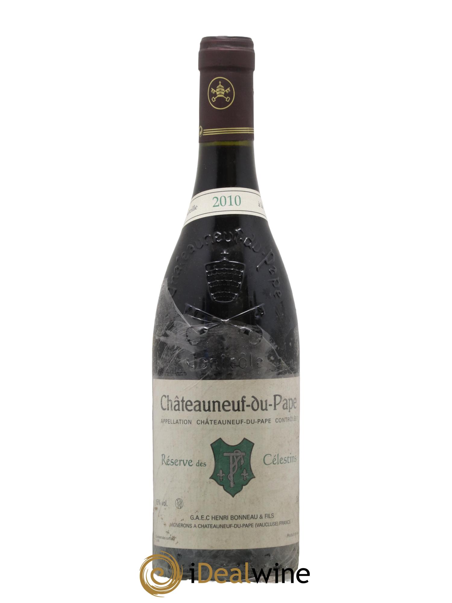 Châteauneuf-du-Pape Réserve des Célestins Henri Bonneau & Fils 2010 - Lot of 1 bottle - 0