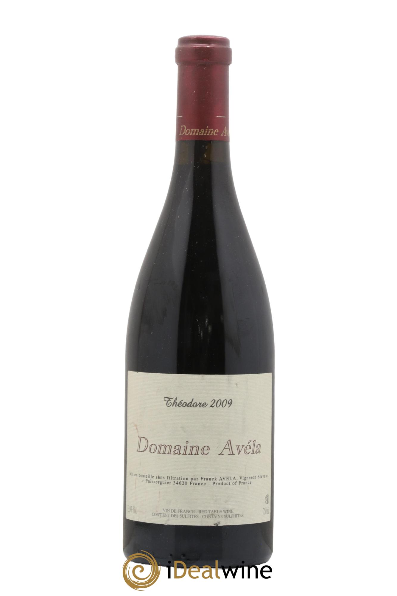 Vin de France Théodore Avéla 2009 - Lot de 1 bouteille - 0