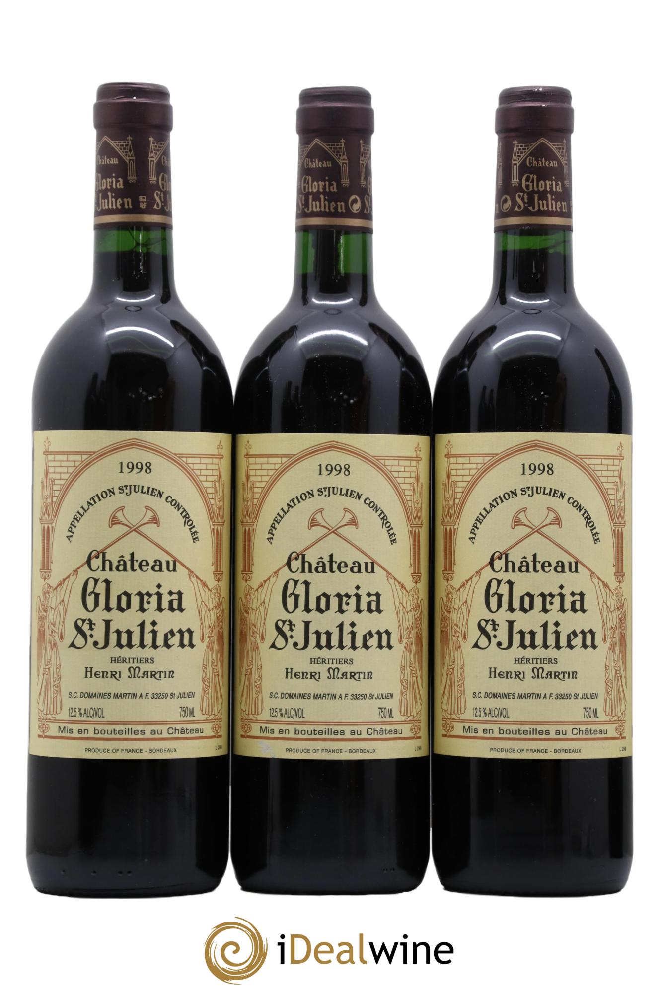 Château Gloria 1998 - Lot de 6 bouteilles - 1