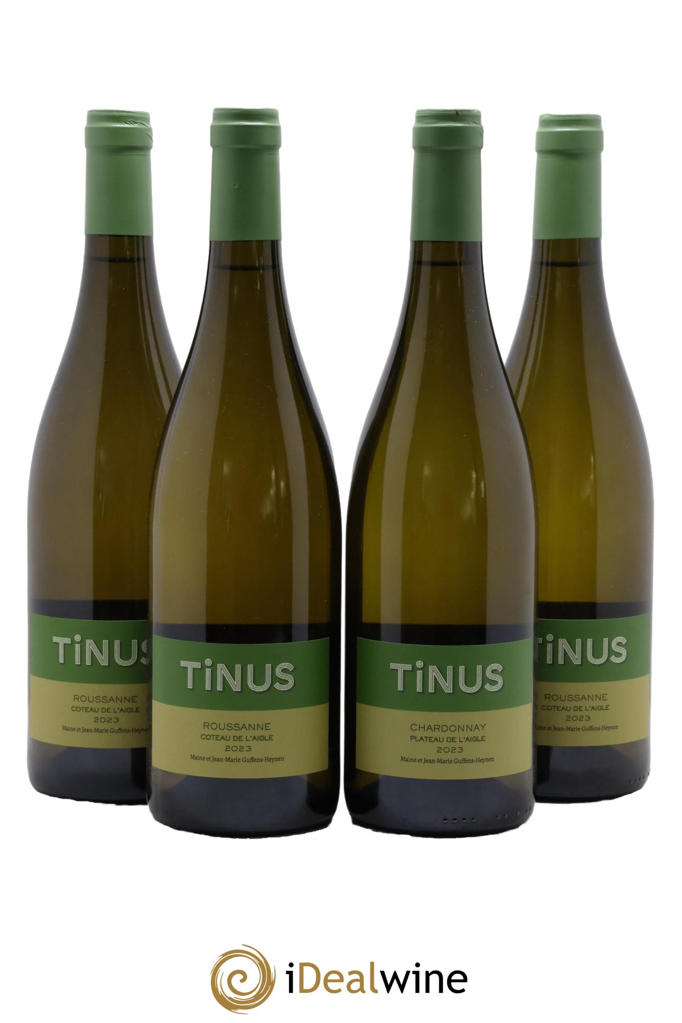Vin de France Château des Tourettes Tinus Marsanne Roussanne Jean-Marie Guffens 2023 - Posten von 4 Flaschen - 0