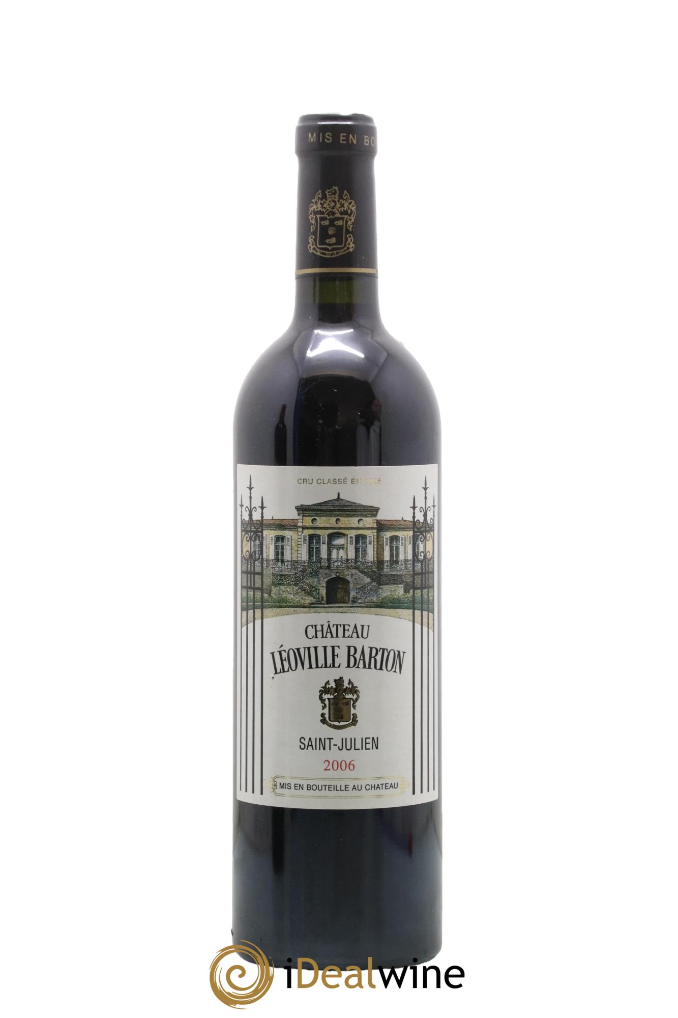 Château Léoville Barton 2ème Grand Cru Classé 2006 - Lot de 1 bouteille - 0