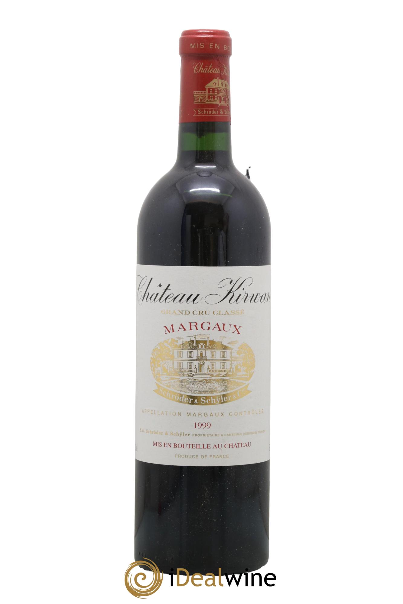 Château Kirwan 3ème Grand Cru Classé 1999 - Lot de 1 bouteille - 0
