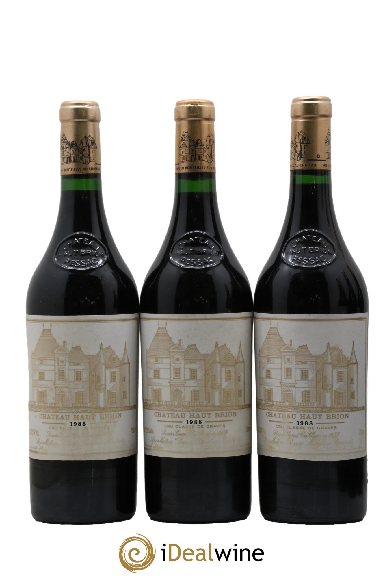 Château Haut Brion 1er Grand Cru Classé 1988 - Lot de 12 bouteilles - 3