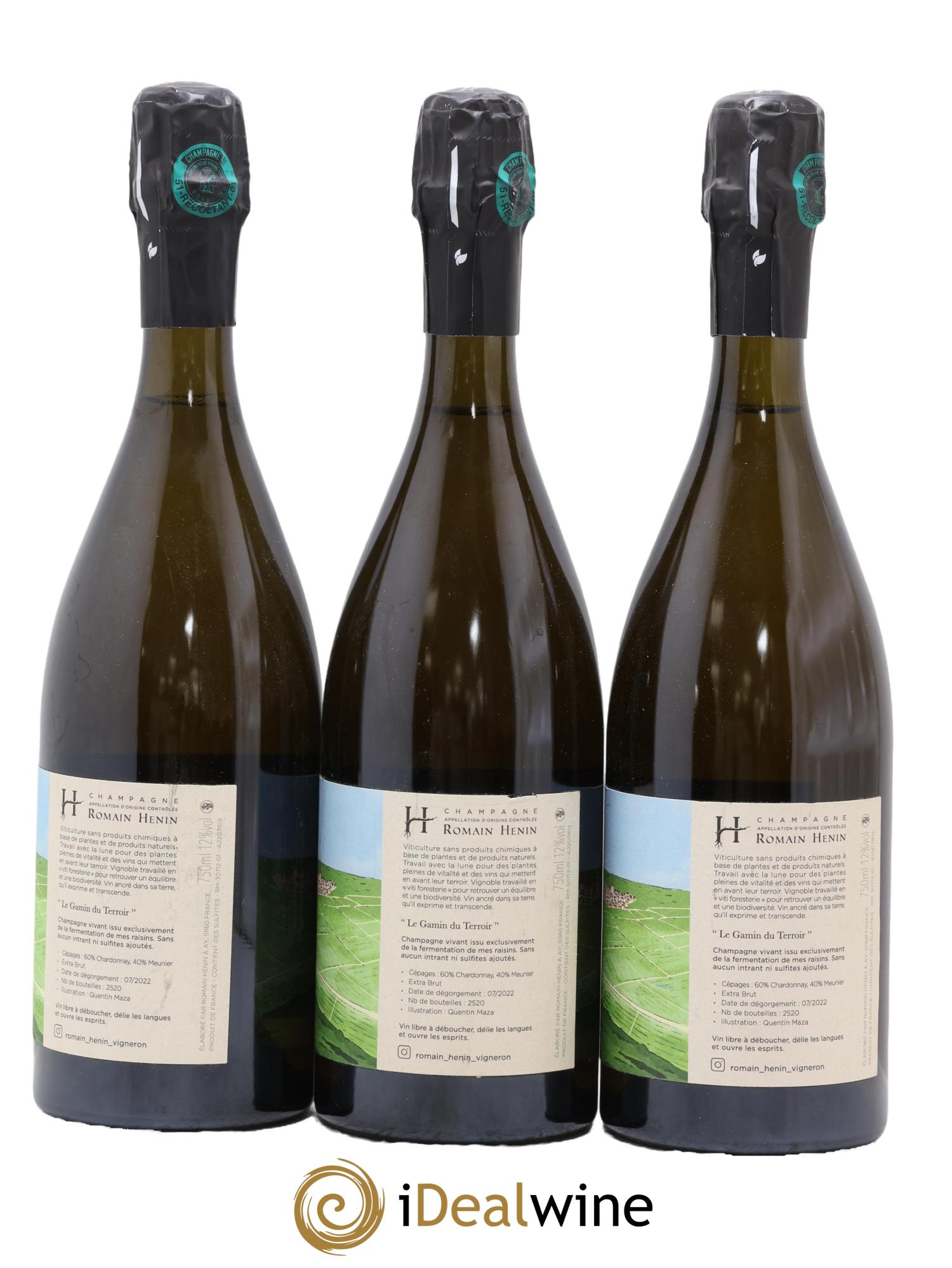 Gamin du Terroir Romain Henin - Lot de 3 bouteilles - 1