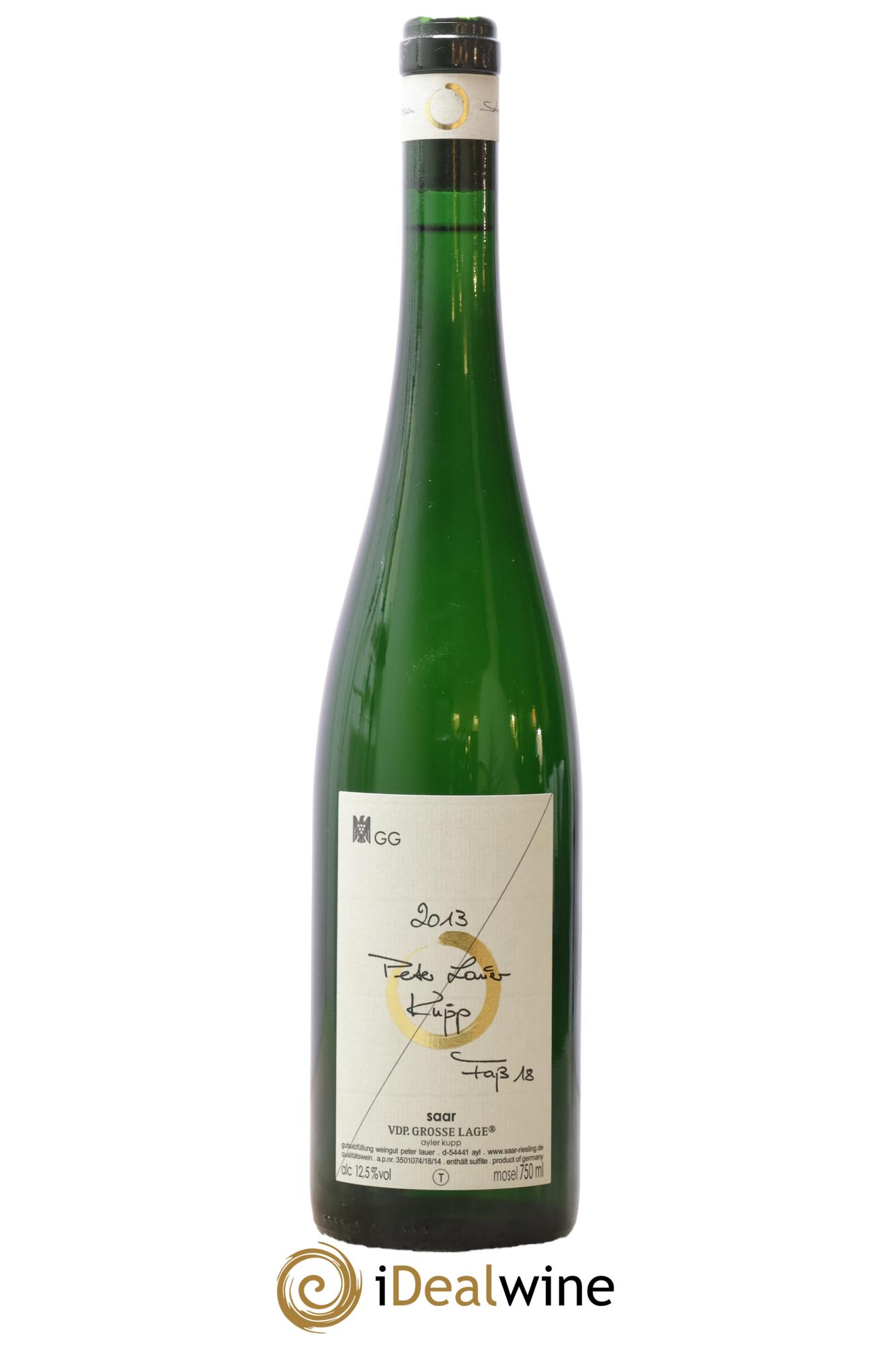 Allemagne Mosel-Saar Ayler Kupp Riesling Fass 18 GG Peter Lauer 2013 - Lot de 1 bouteille - 0