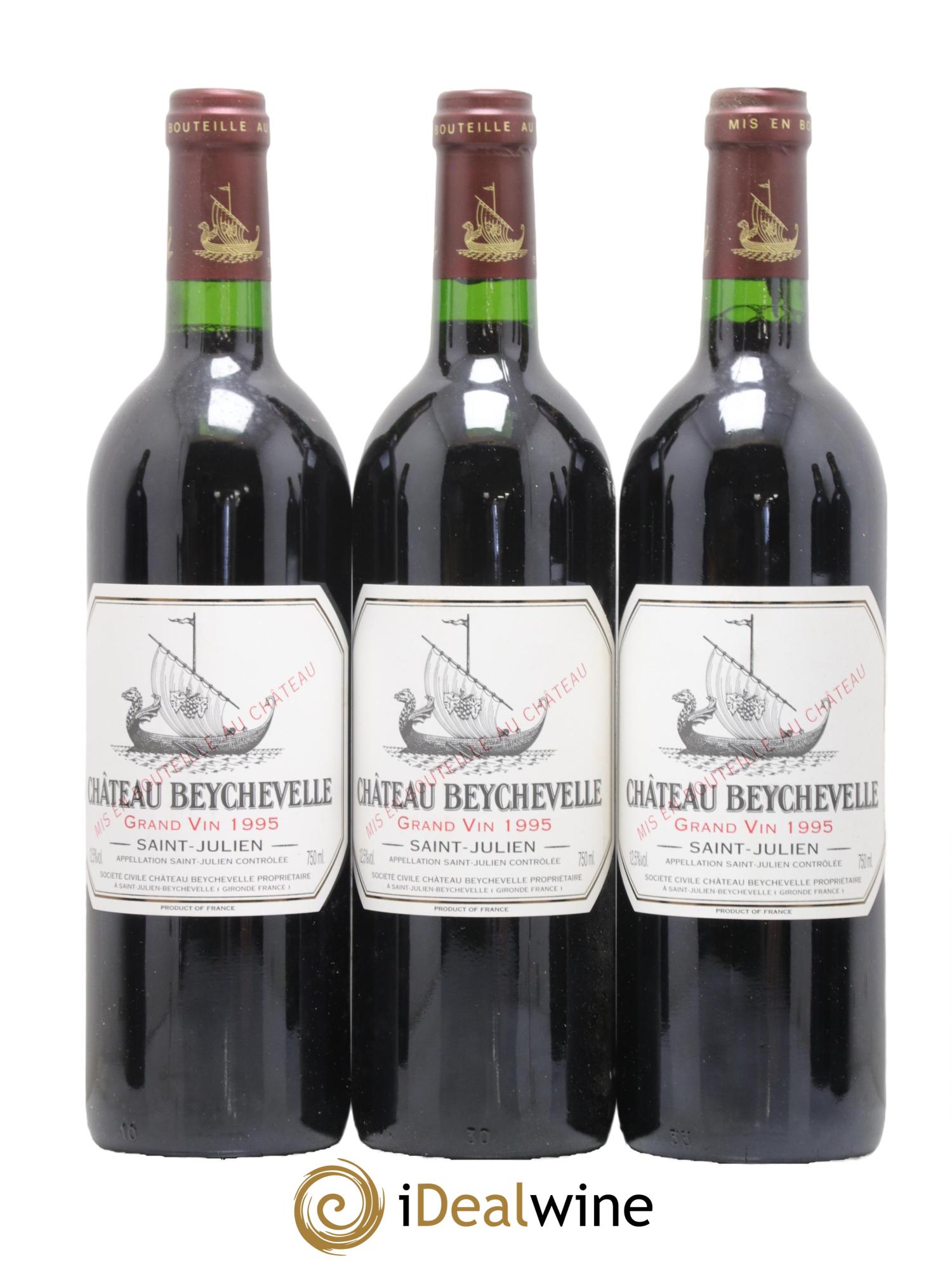 Château Beychevelle 4ème Grand Cru Classé 1995 - Lot de 12 bouteilles - 3