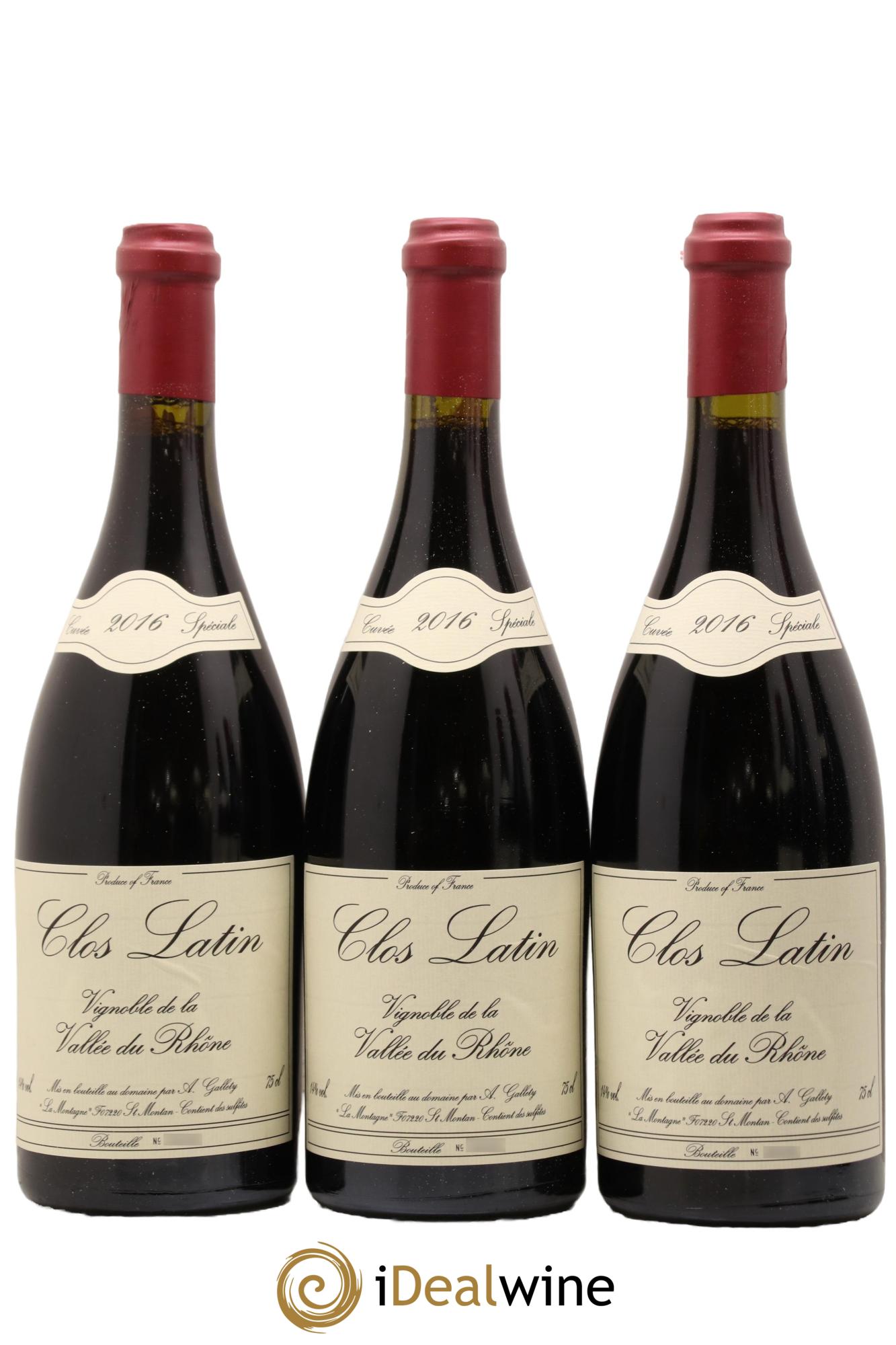 Côtes du Vivarais Clos Latin Gallety (Domaine) 2016 - Lot of 6 bottles - 1