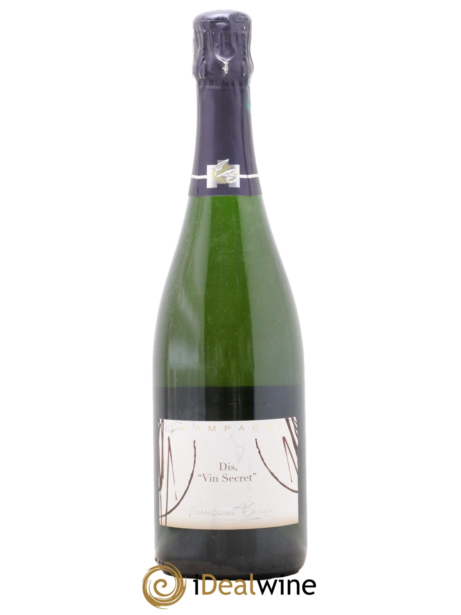 Dis Vin Secret Extra-Brut Françoise Bedel et Fils - Lot de 1 bouteille - 0